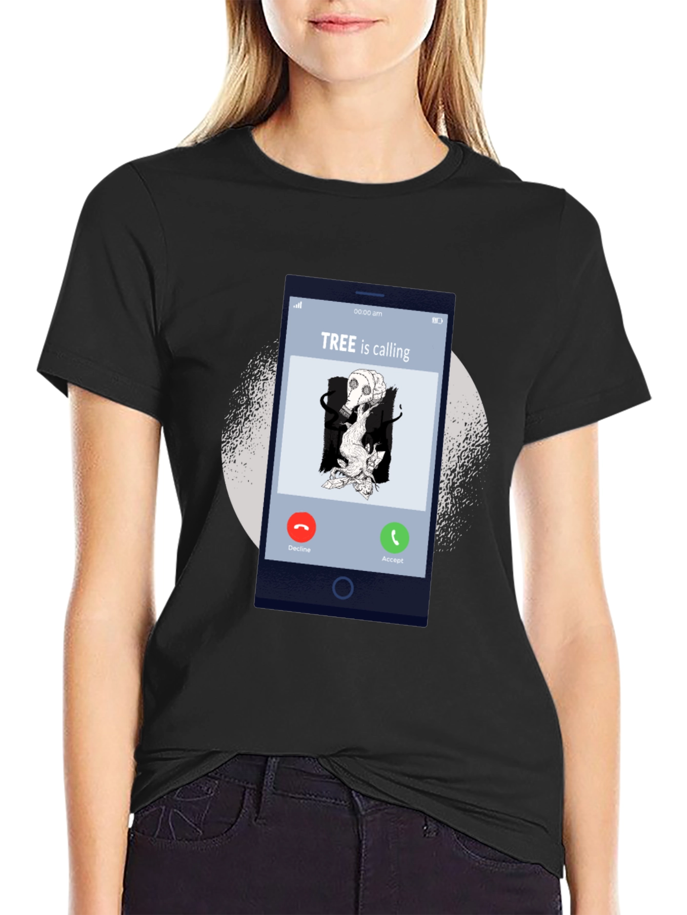 Tree is Calling Graphic T-Shirt - Eco Awareness Tee