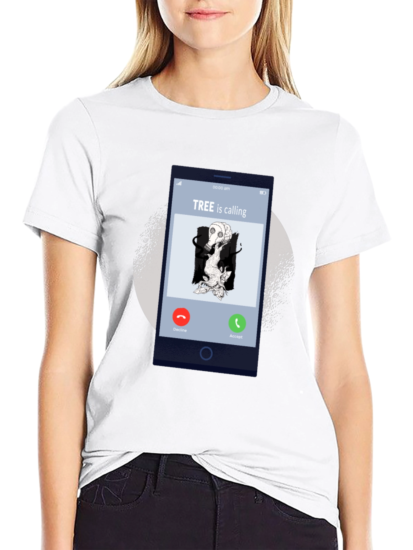 Tree is Calling Graphic T-Shirt - Eco Awareness Tee