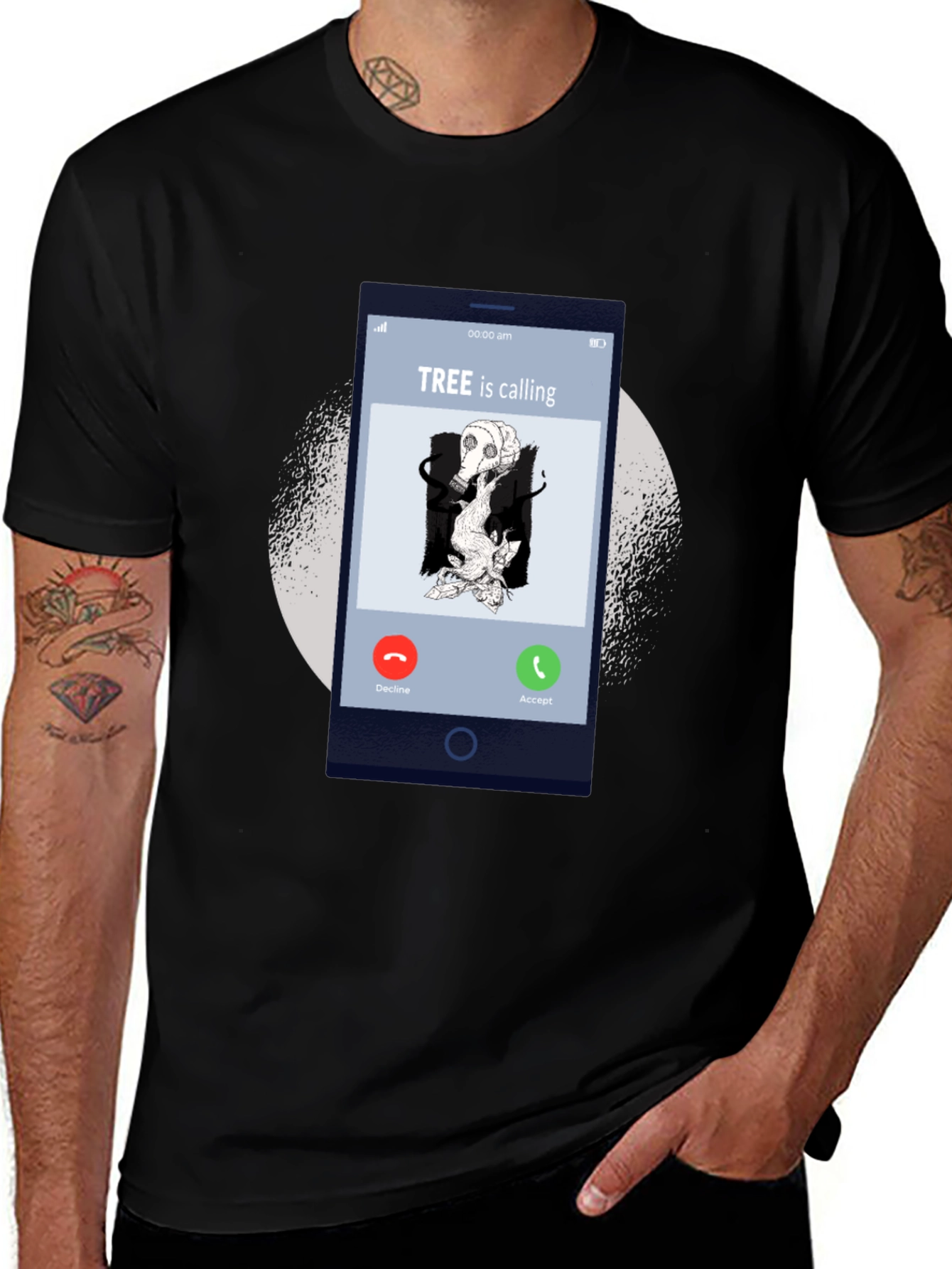 Tree is Calling Graphic T-Shirt - Eco Awareness Tee