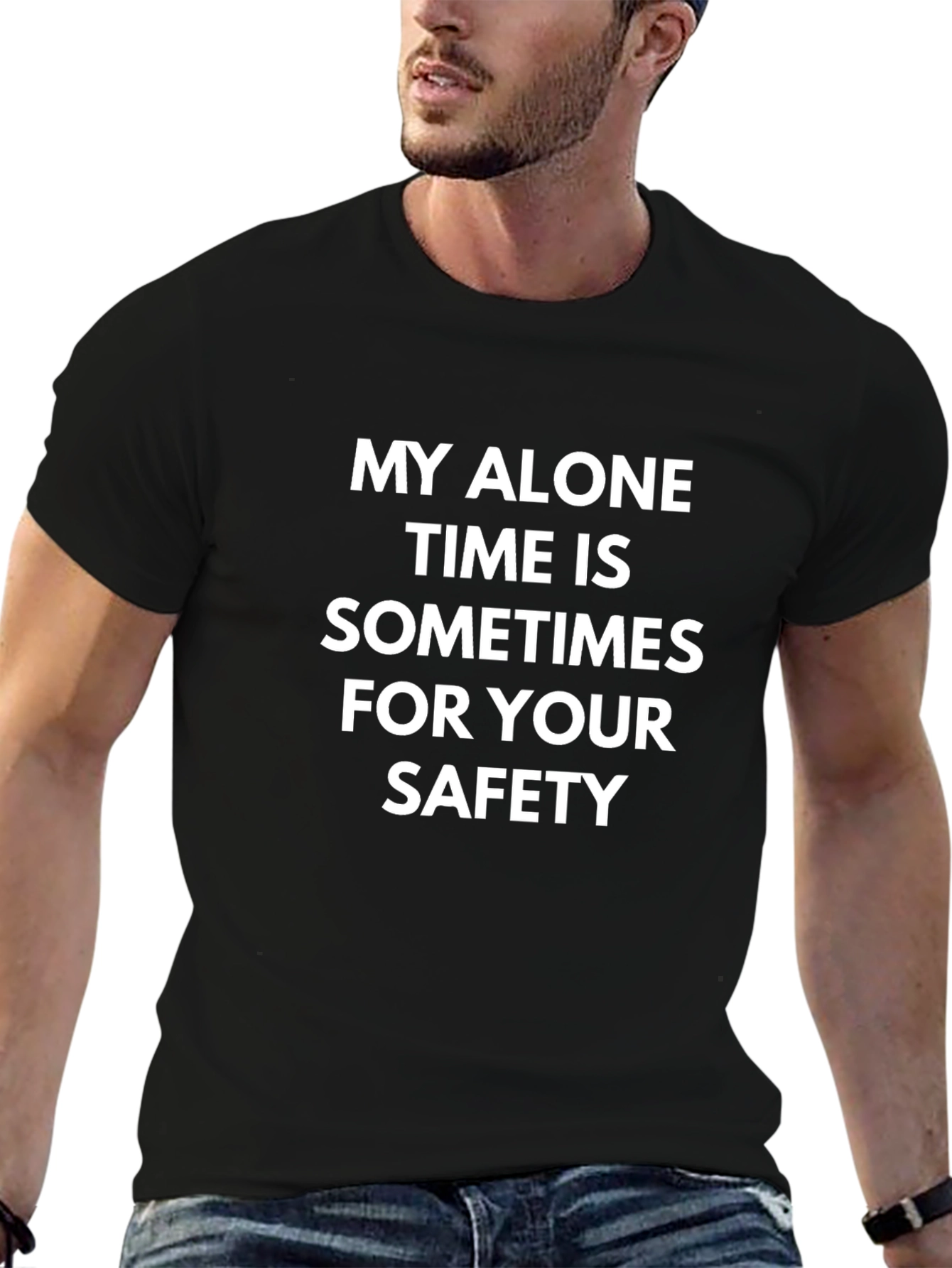 Funny My Alone Time Graphic T-Shirt
