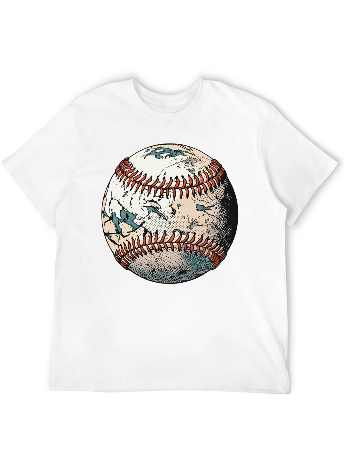 Baseball T-Shirt - Distressed Graphic Tee