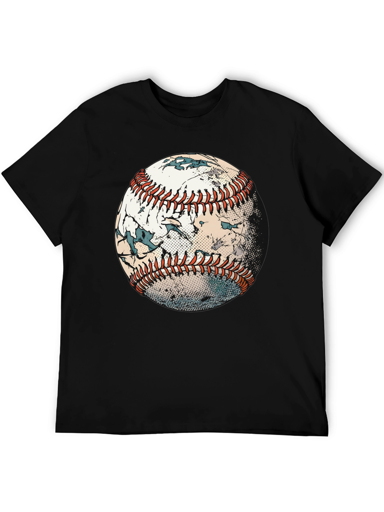 Baseball T-Shirt - Distressed Graphic Tee