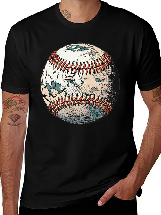 Baseball T-Shirt - Distressed Graphic Tee
