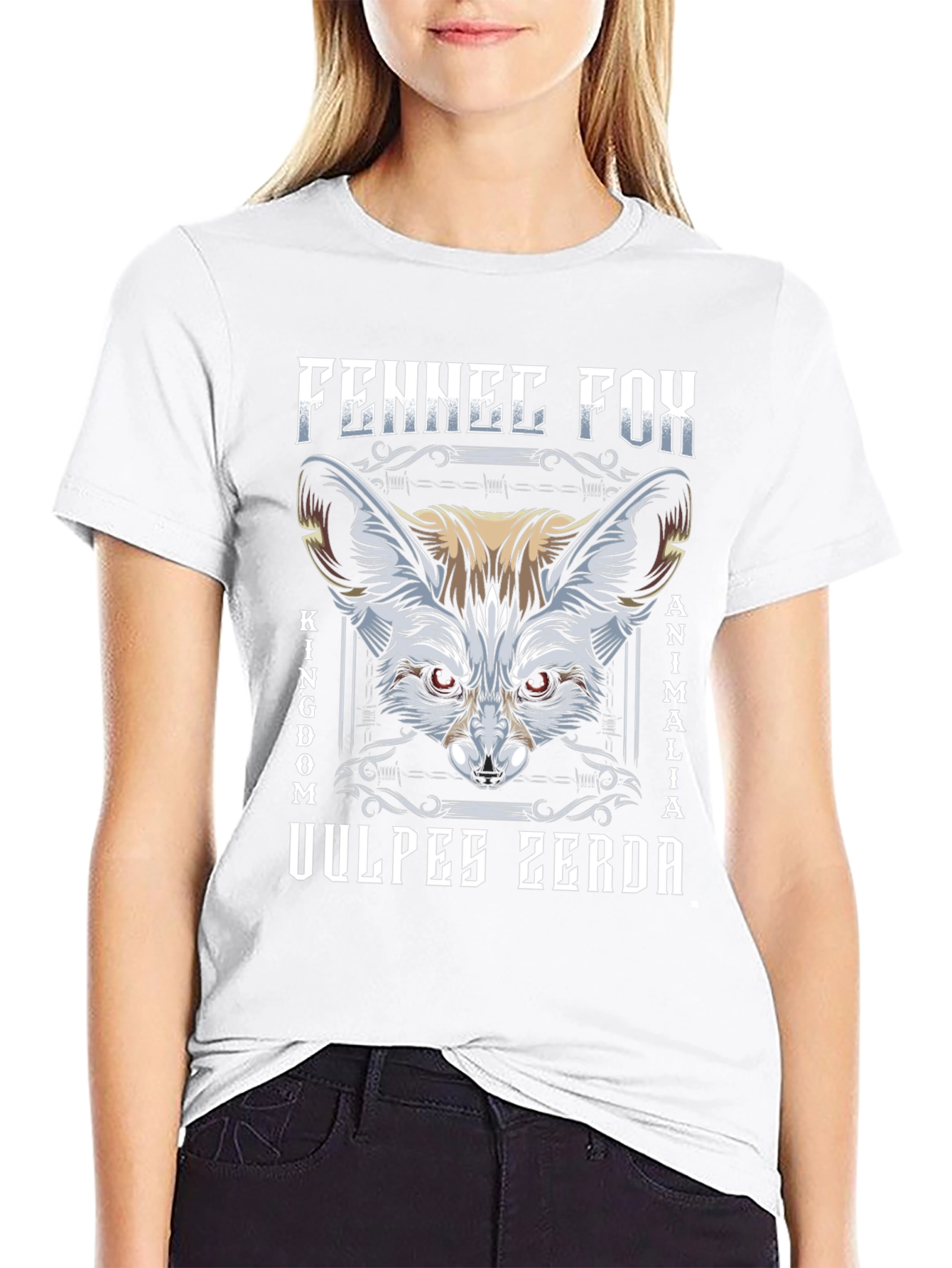 Fennec Fox Kingdom Animalia T-Shirt