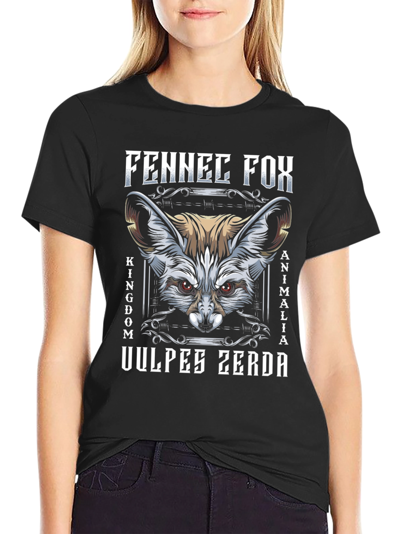 Fennec Fox Kingdom Animalia T-Shirt
