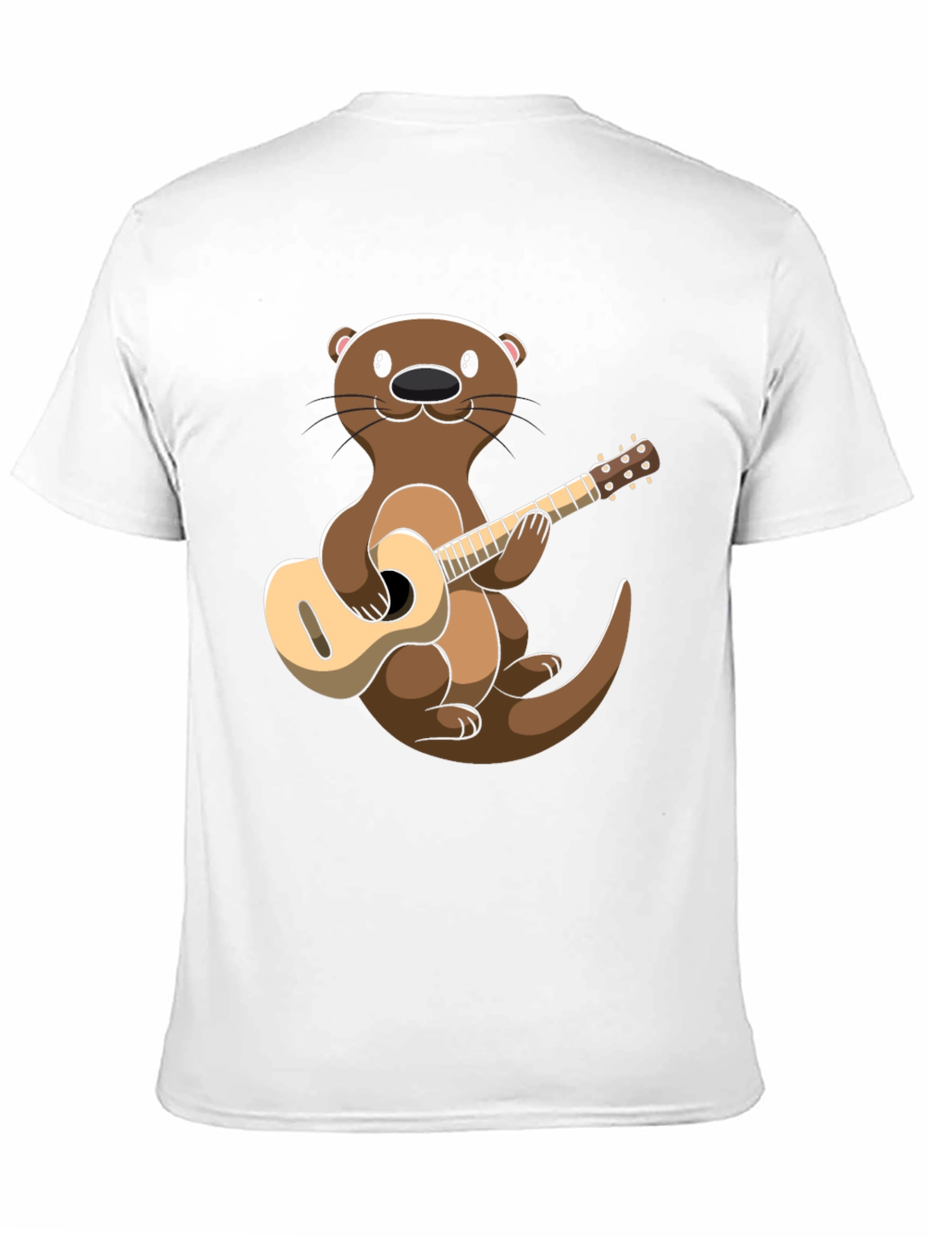Otter Playing Guitar Graphic T-Shirt