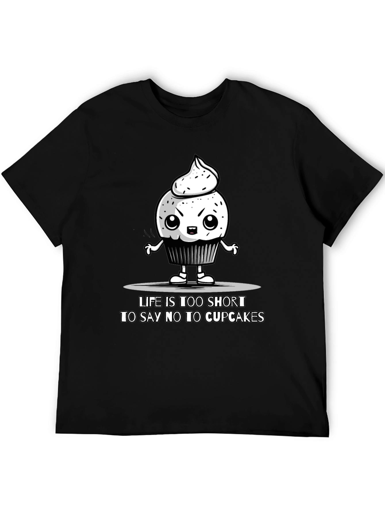 Cupcake Graphic Tee - Life Is Too Short