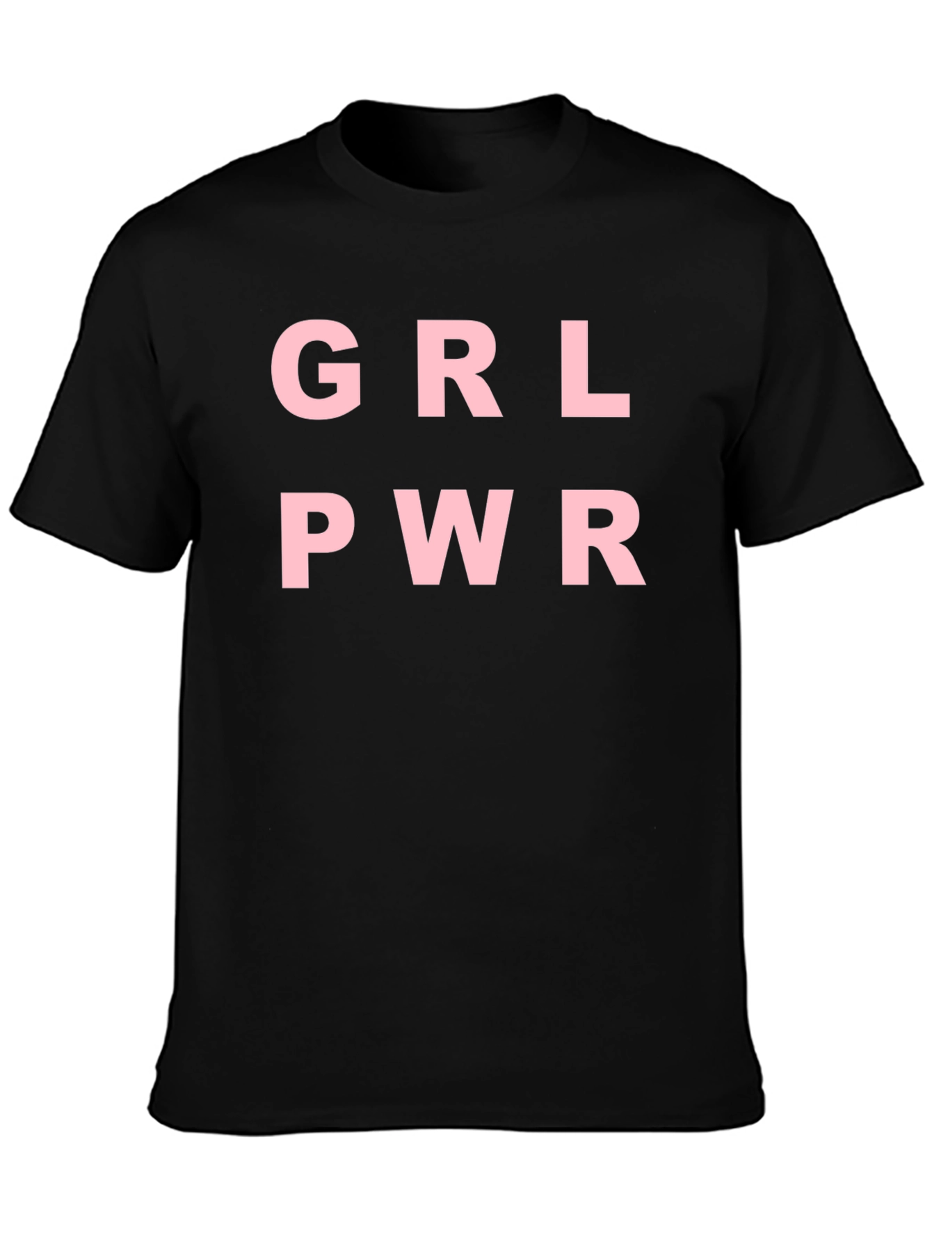 GRL PWR Graphic Tee - Empowering Black T-Shirt