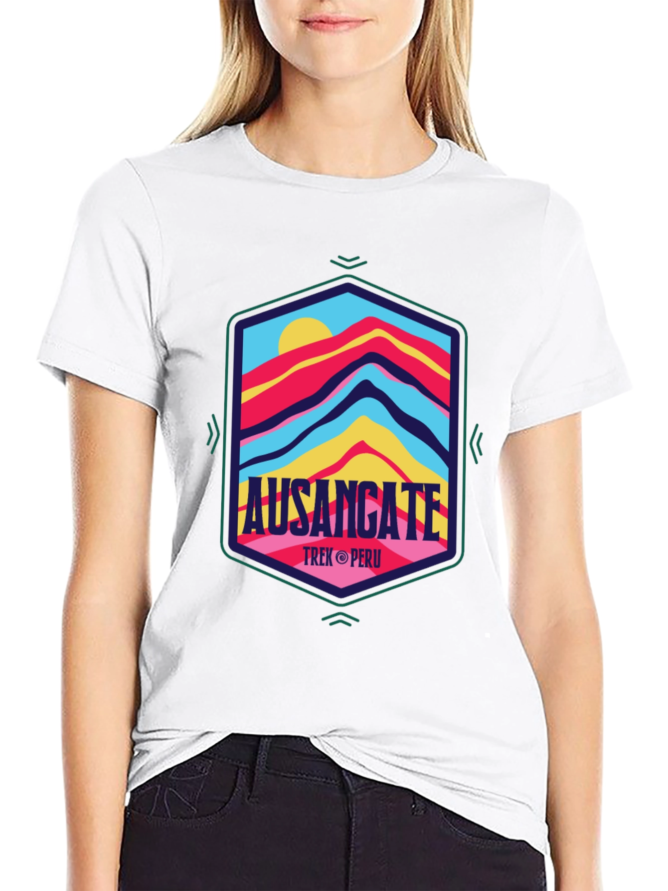 Ausanagate Trek Peru T-Shirt - Mountain Graphic Tee