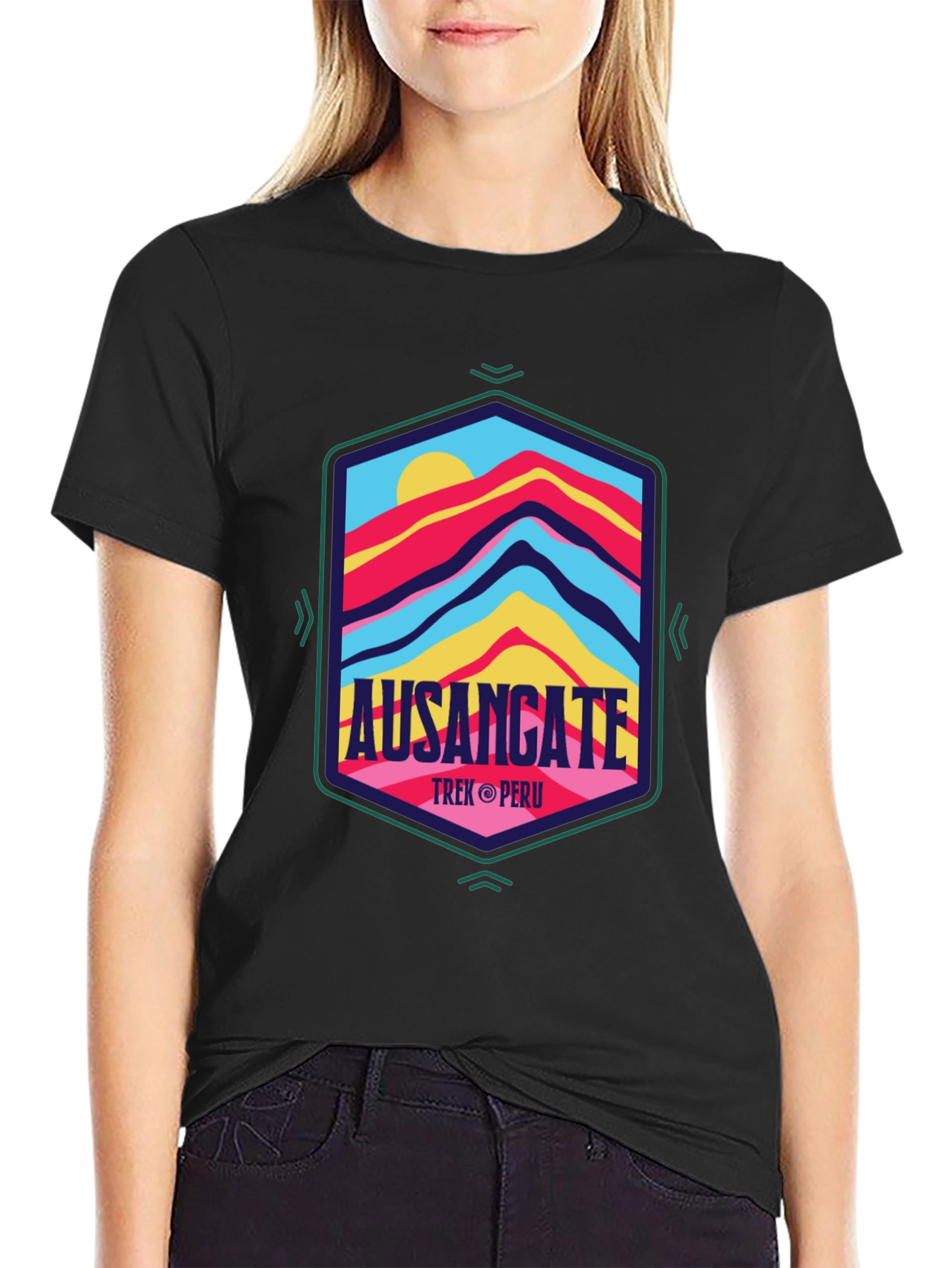 Ausanagate Trek Peru T-Shirt - Mountain Graphic Tee