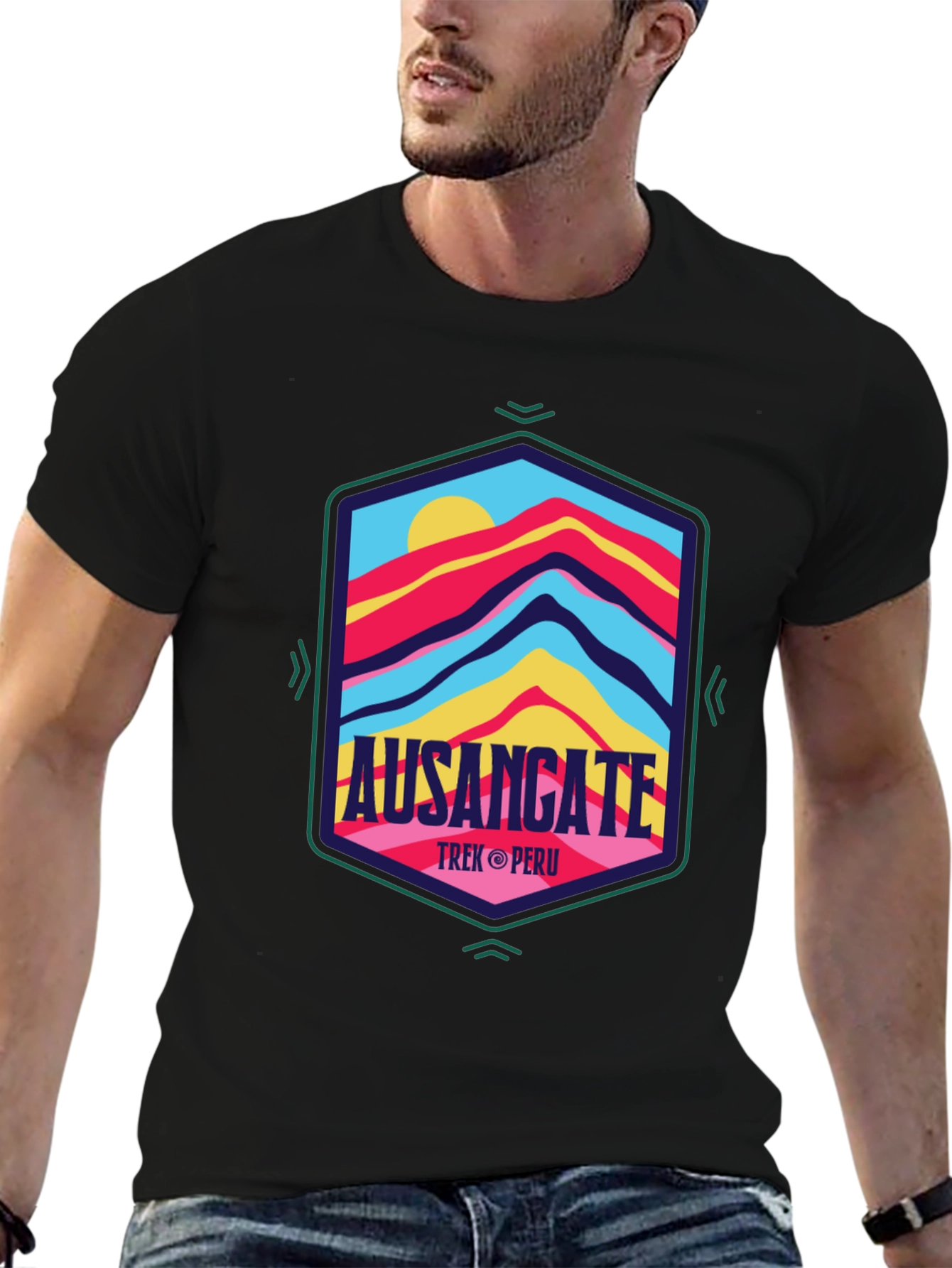 Ausanagate Trek Peru T-Shirt - Mountain Graphic Tee
