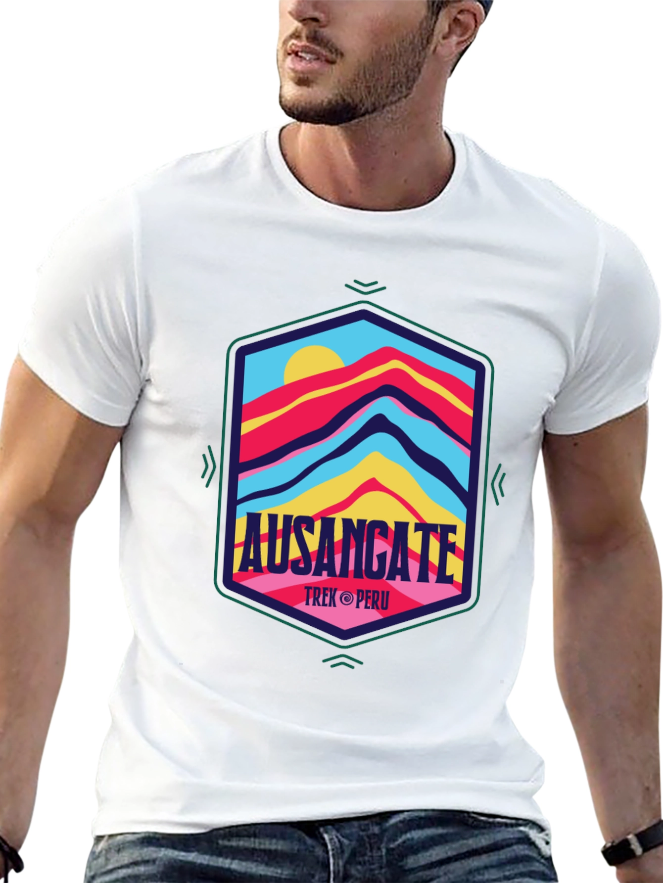 Ausanagate Trek Peru T-Shirt - Mountain Graphic Tee