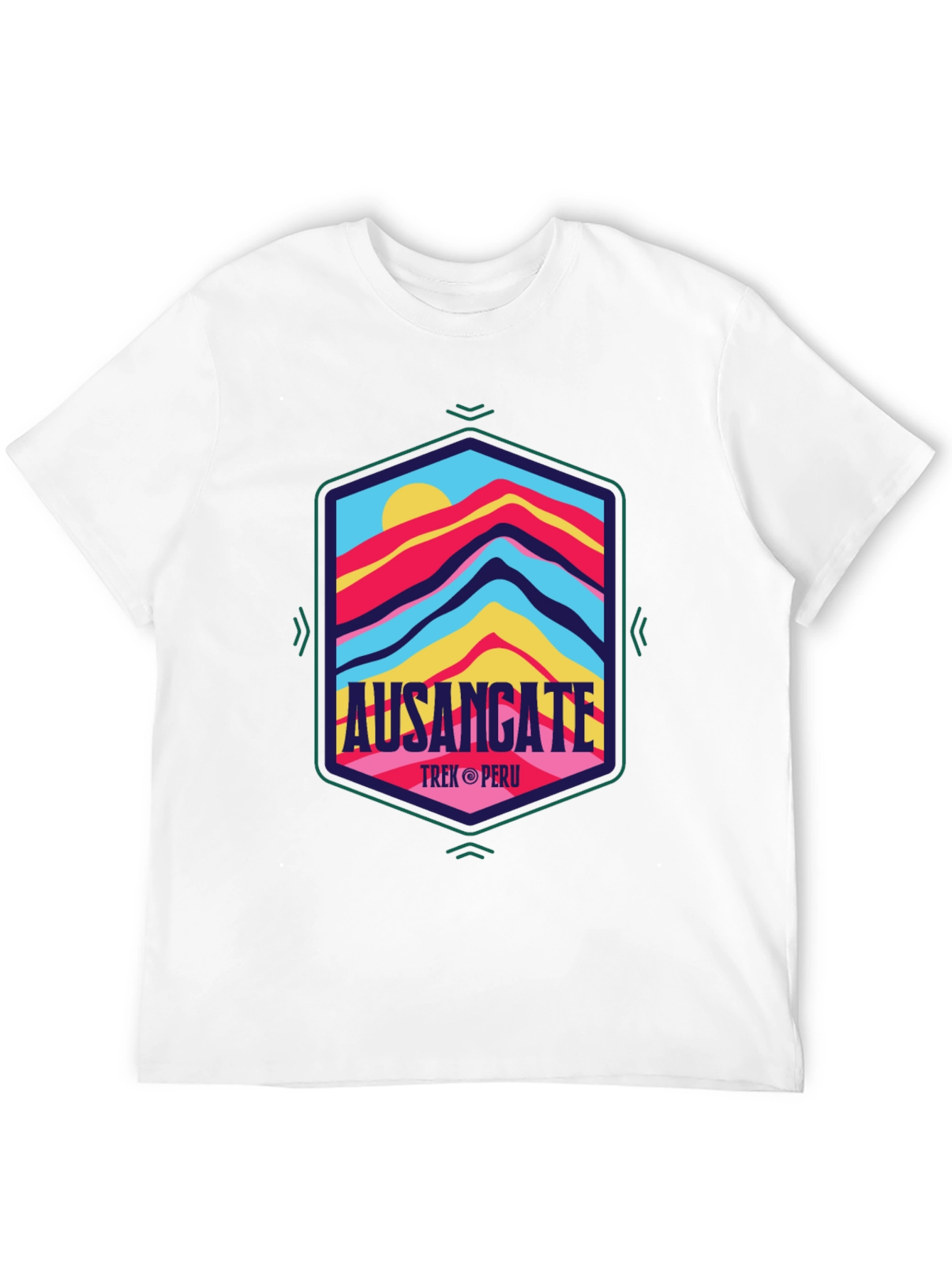 Ausanagate Trek Peru T-Shirt - Mountain Graphic Tee
