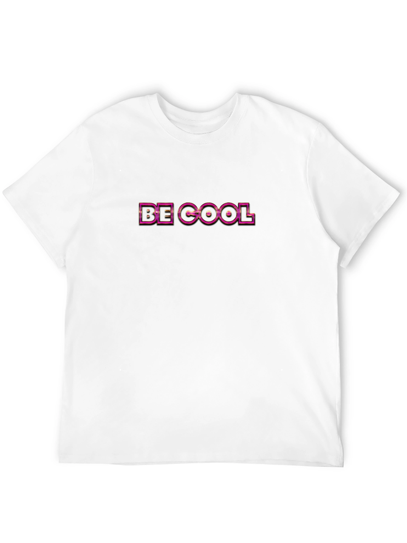 Be Cool Black Graphic Tee