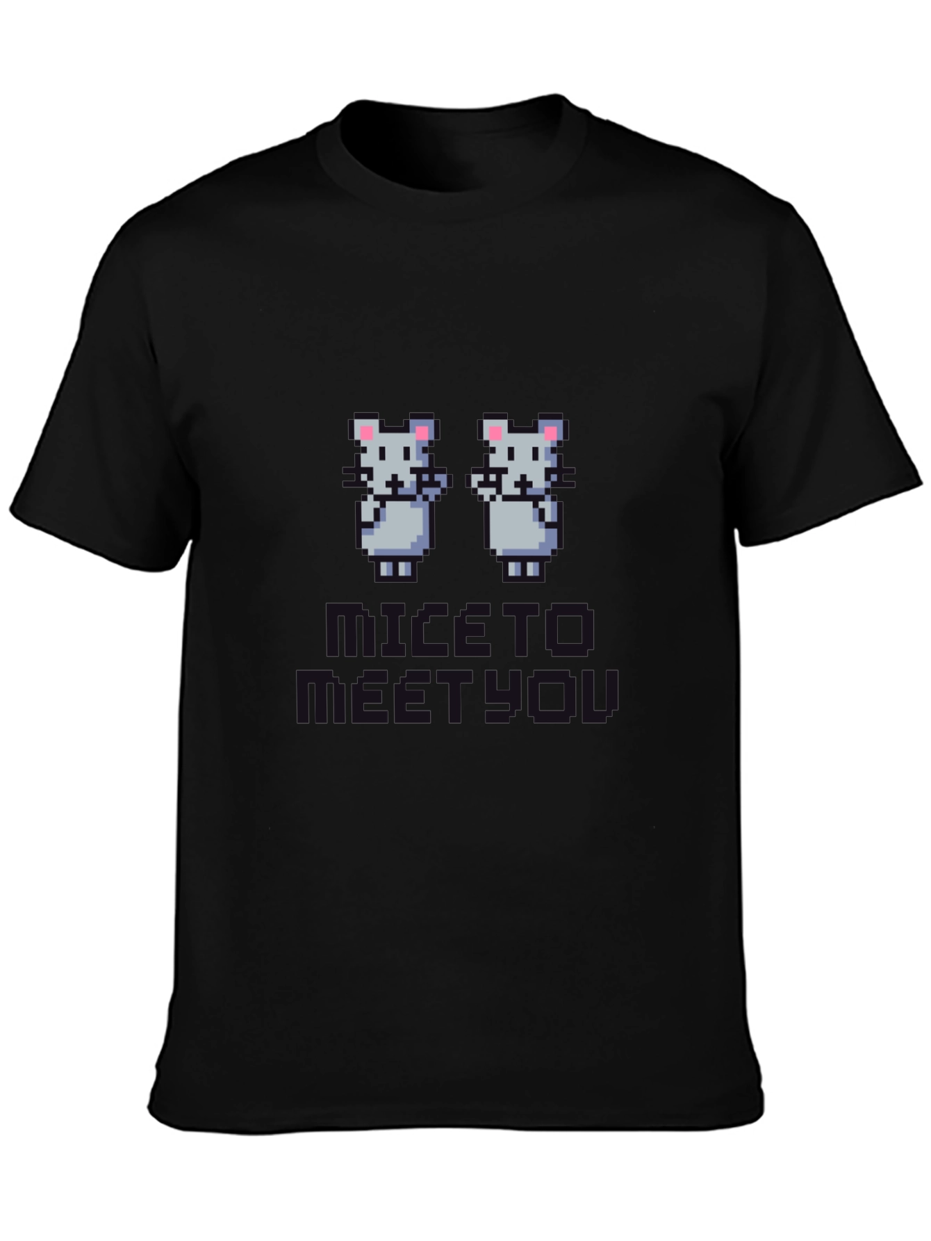 Pixel Mice T-Shirt - Cute Retro Gaming Tee