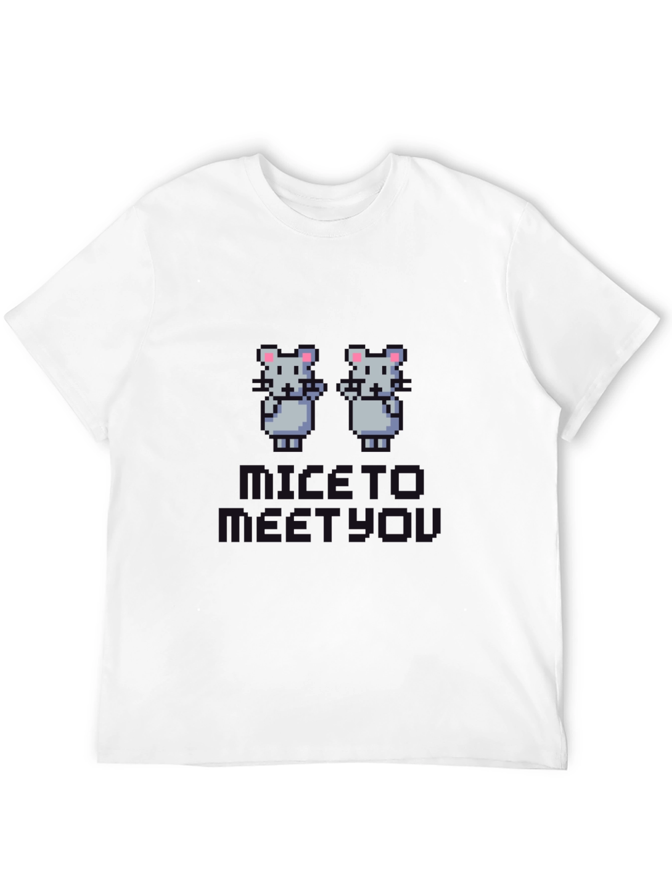 Pixel Mice T-Shirt - Cute Retro Gaming Tee