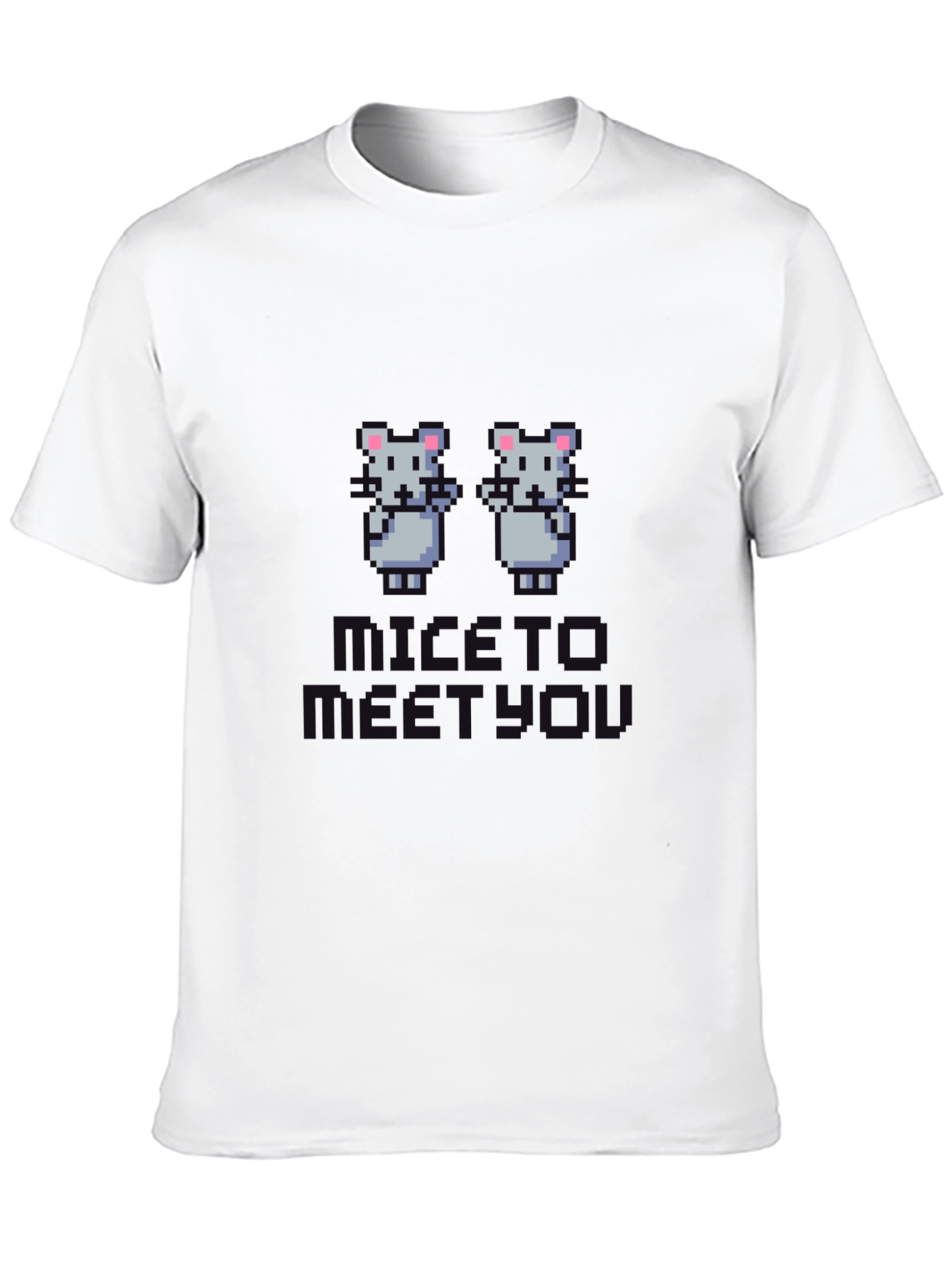 Pixel Mice T-Shirt - Cute Retro Gaming Tee