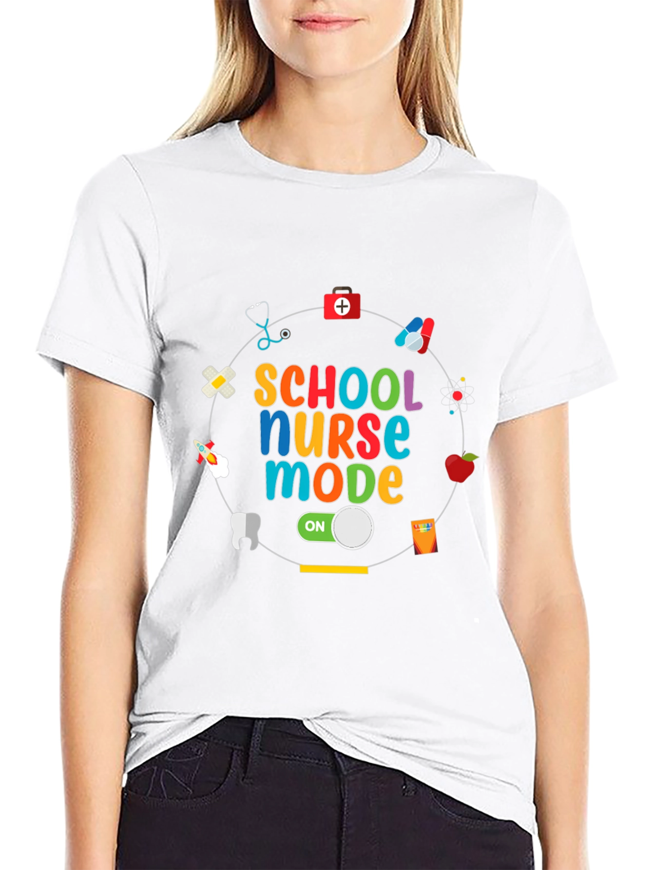 School Nurse Mode On T-Shirt