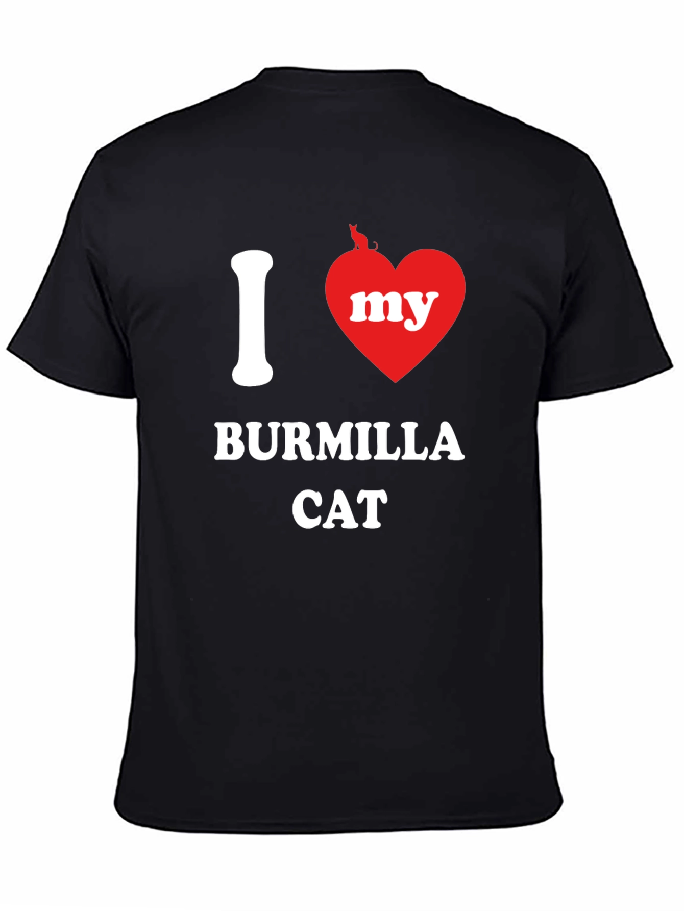 I Heart My Burmilla Cat Graphic T-Shirt