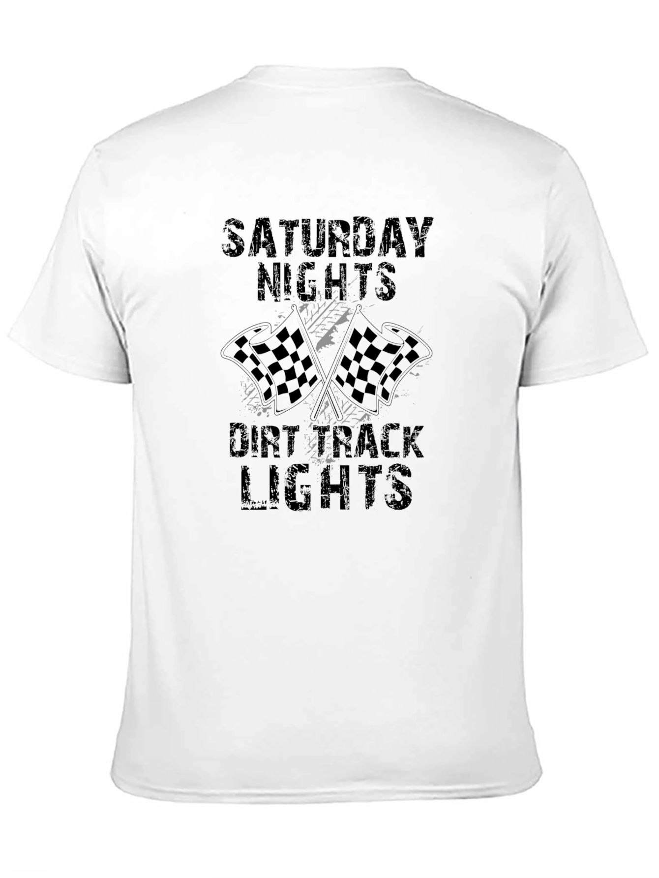 Saturday Nights Dirt Track Racing Lights T-Shirt