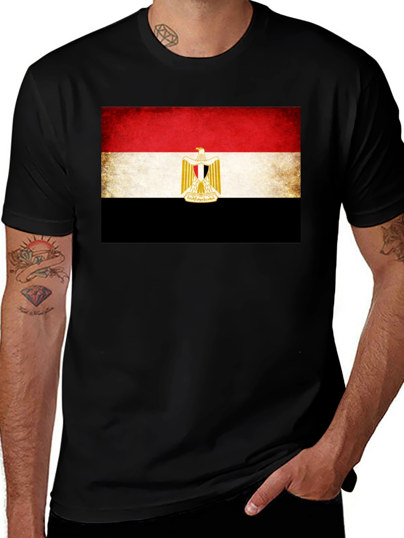 Egyptian Flag Graphic T-Shirt