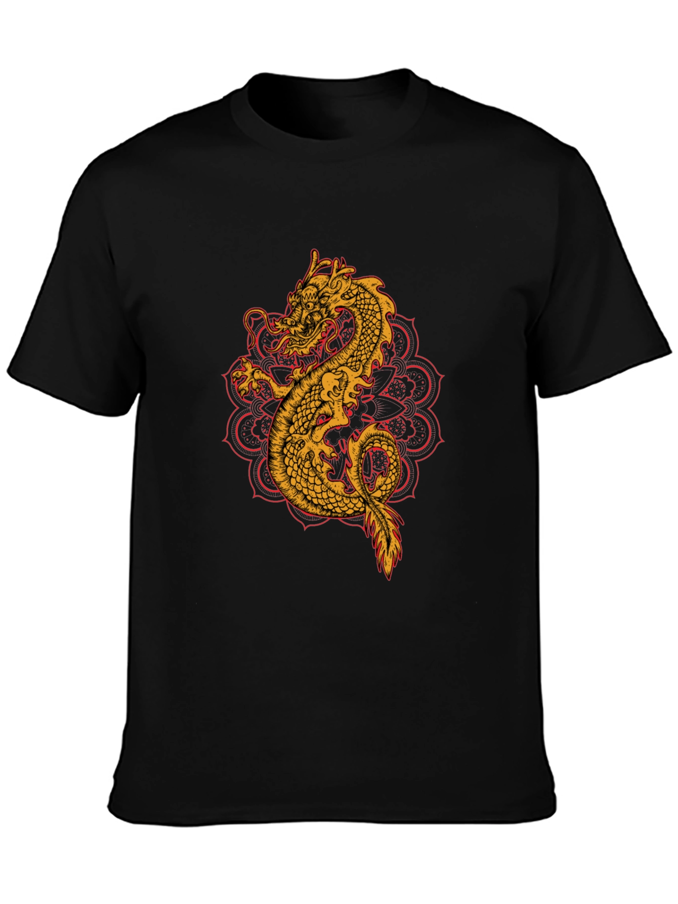 Dragon Mandala Graphic Tee