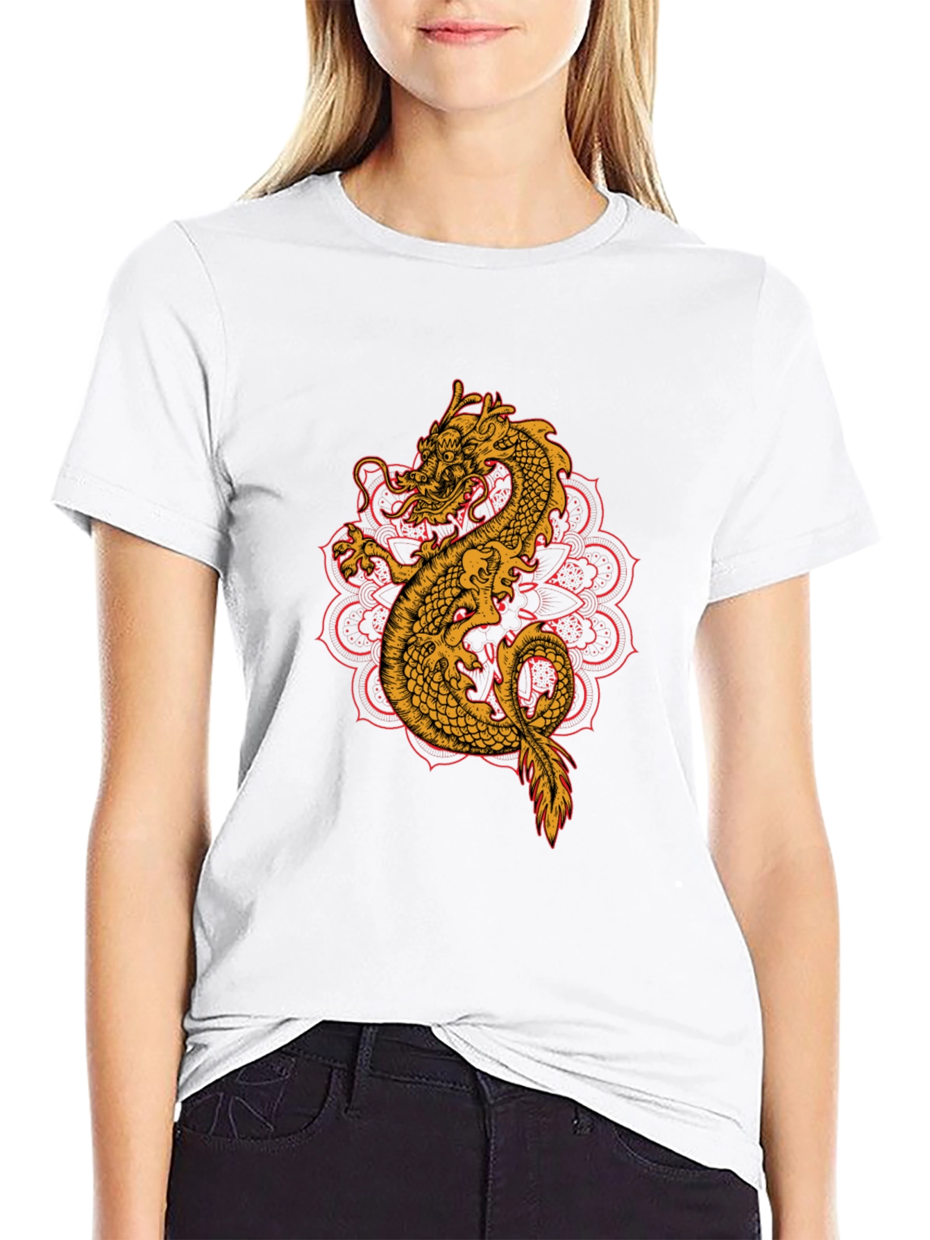 Dragon Mandala Graphic Tee