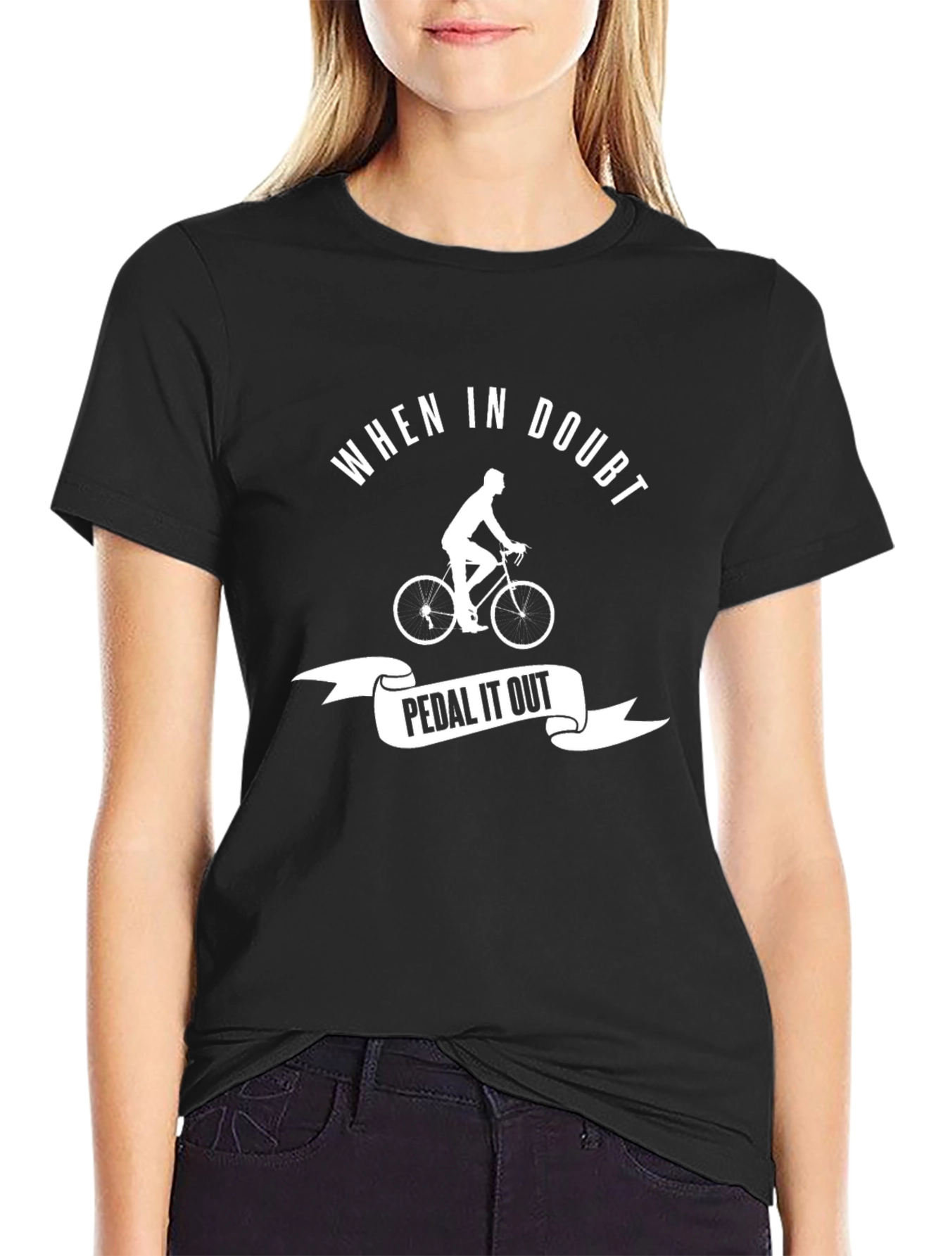When in Doubt Pedal it Out Graphic Tee