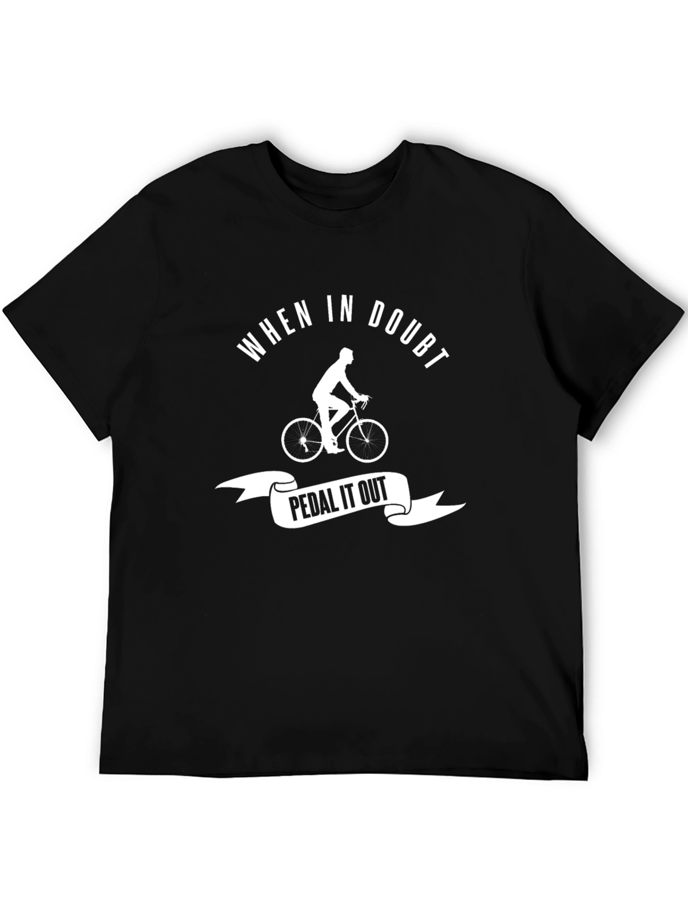 When in Doubt Pedal it Out Graphic Tee