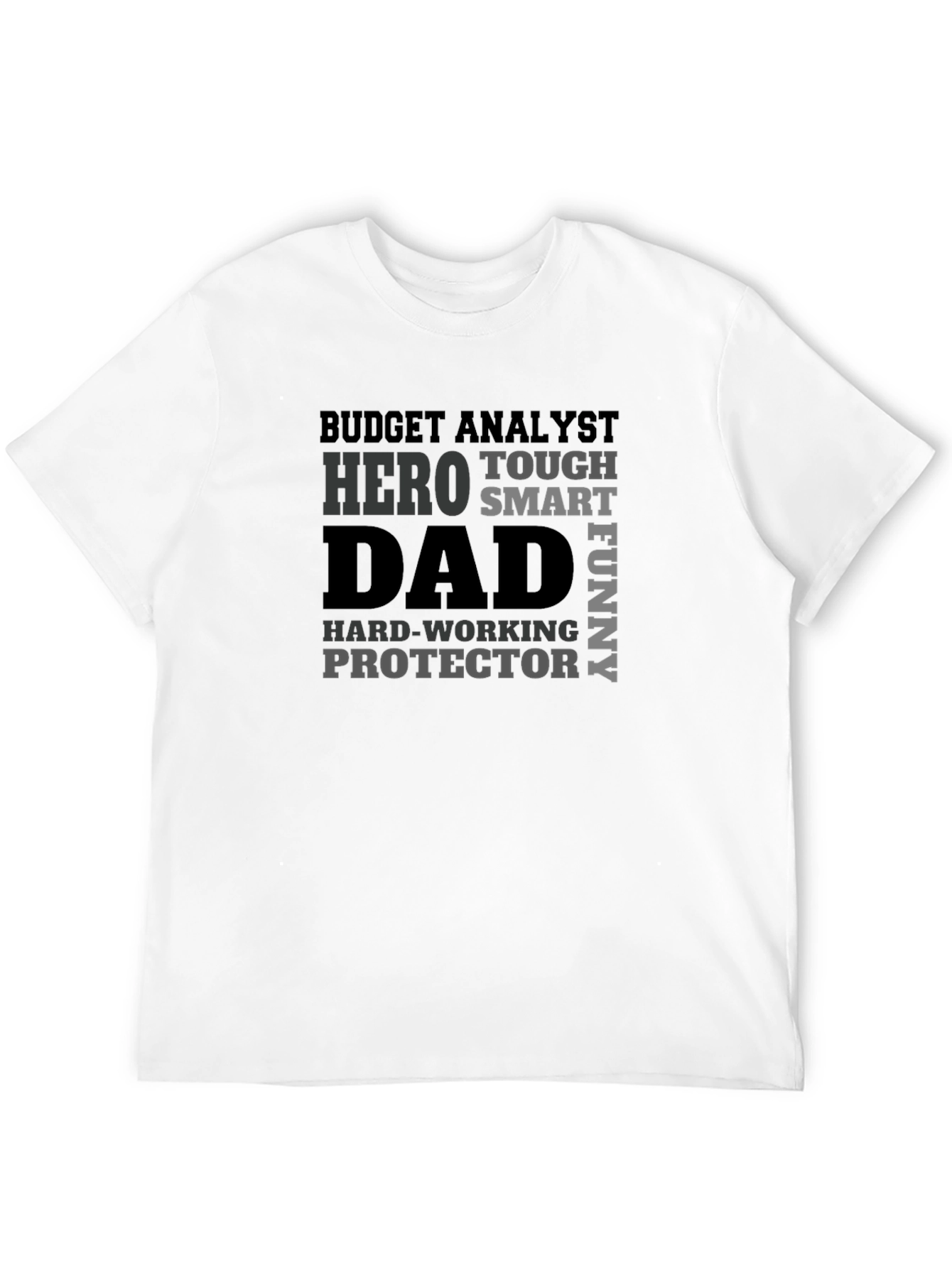Budget Analyst Dad T-Shirt - Hero Protector Funny