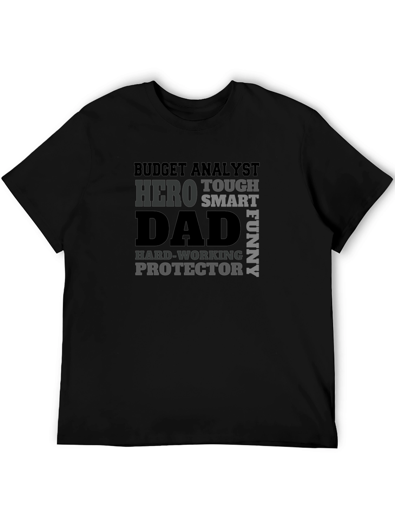 Budget Analyst Dad T-Shirt - Hero Protector Funny