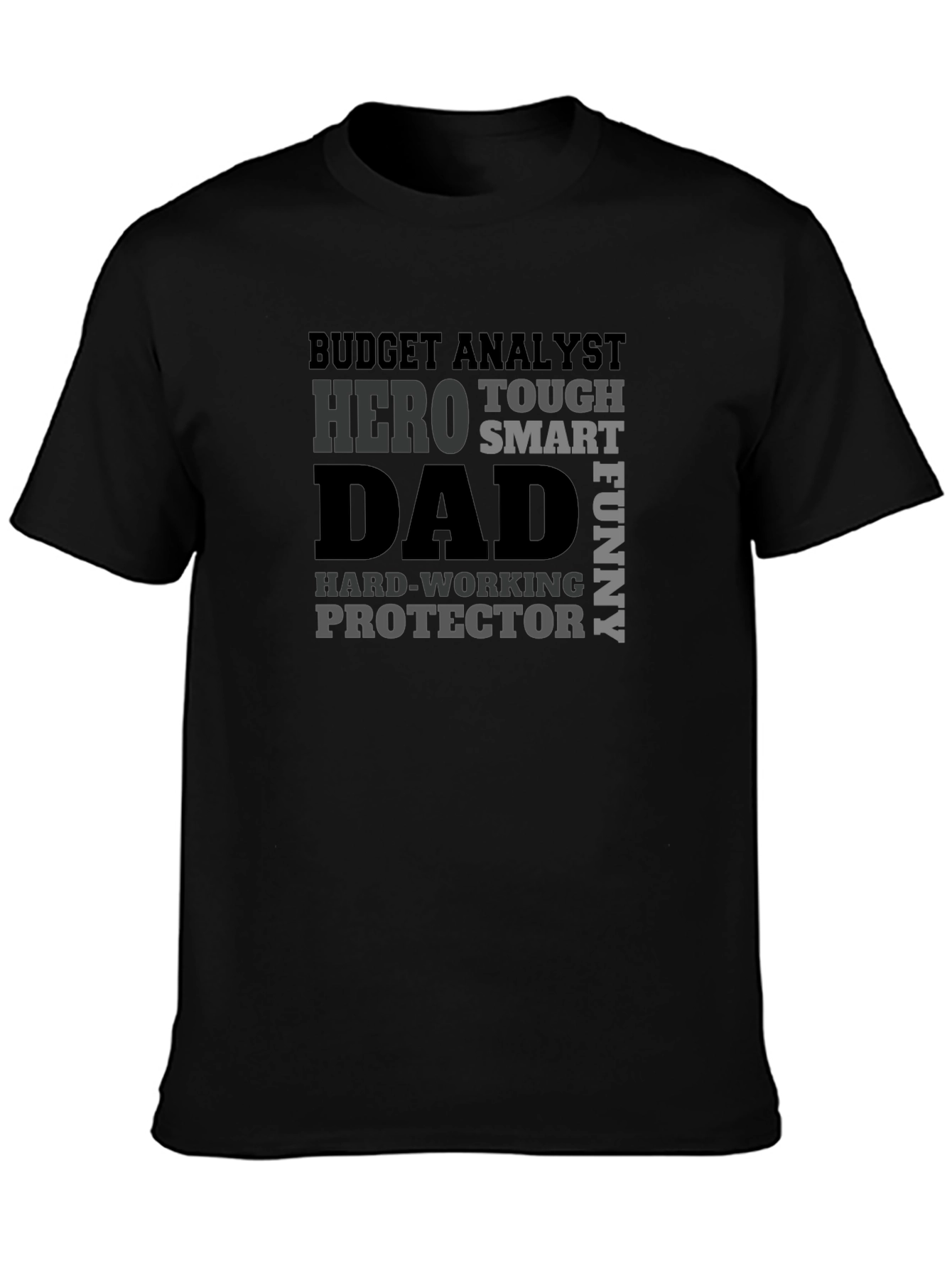 Budget Analyst Dad T-Shirt - Hero Protector Funny