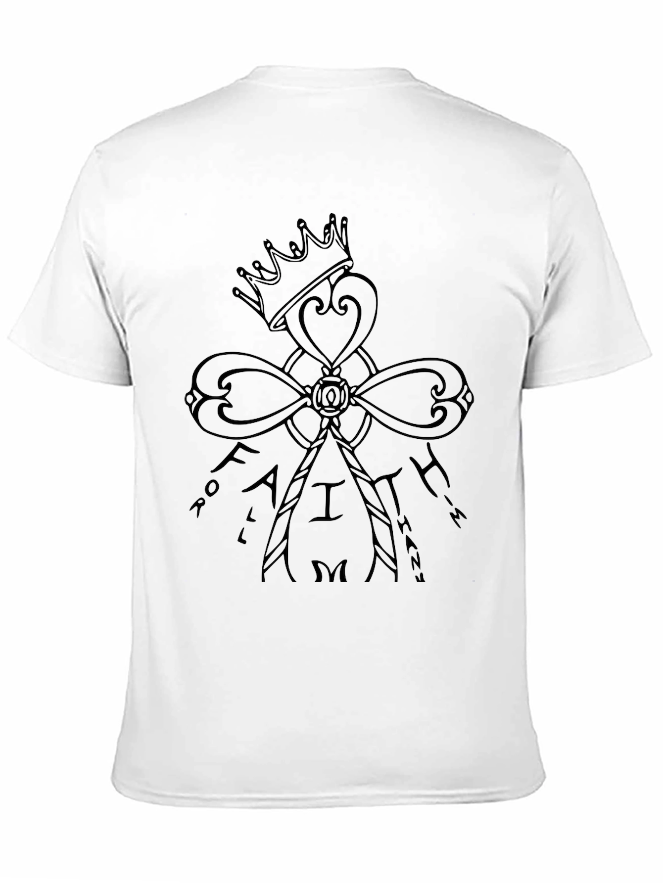 Faith Crown T-Shirt - Follow Him Graphic Tee