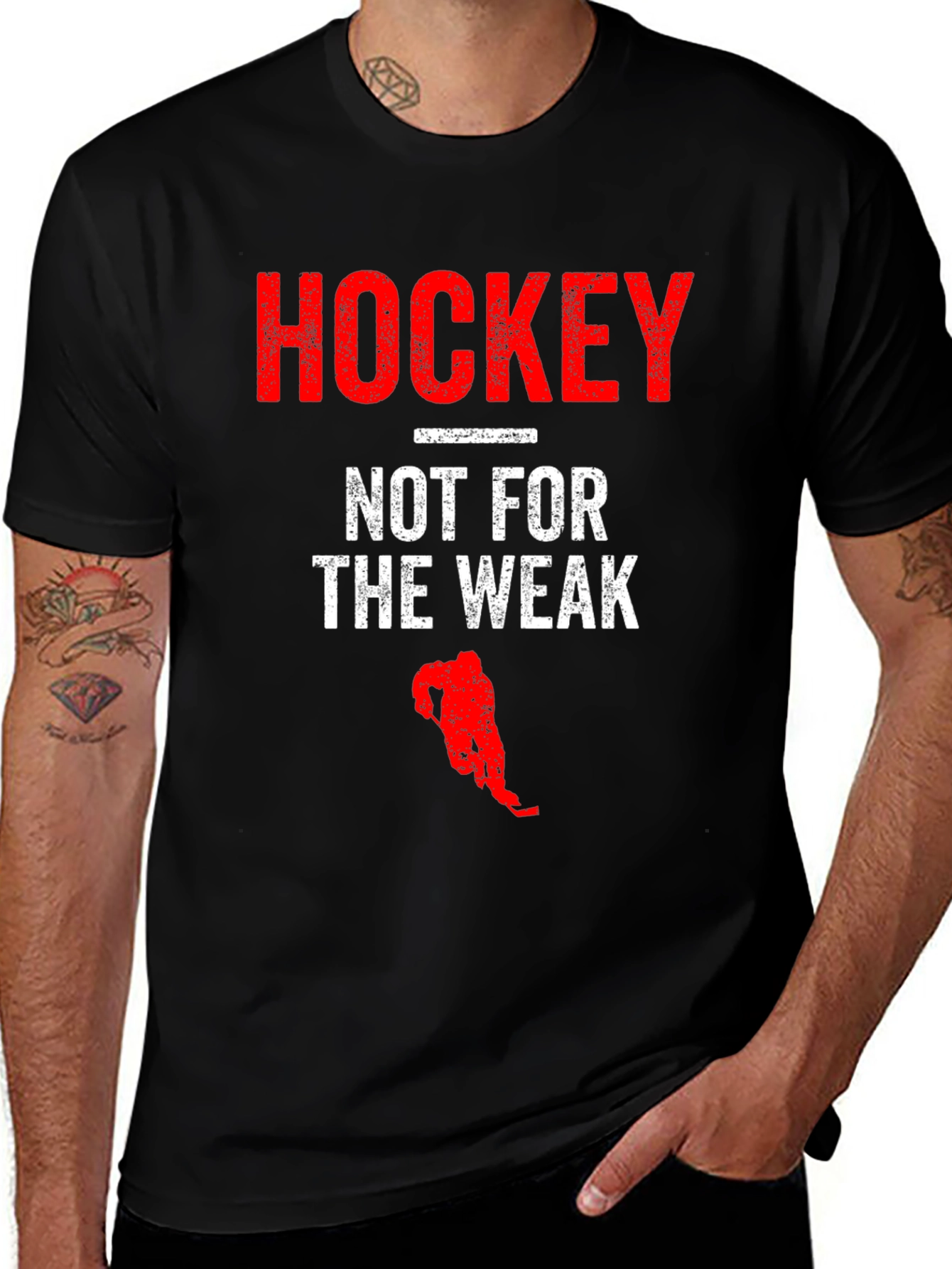 Hockey Not For The Weak Graphic T-Shirt