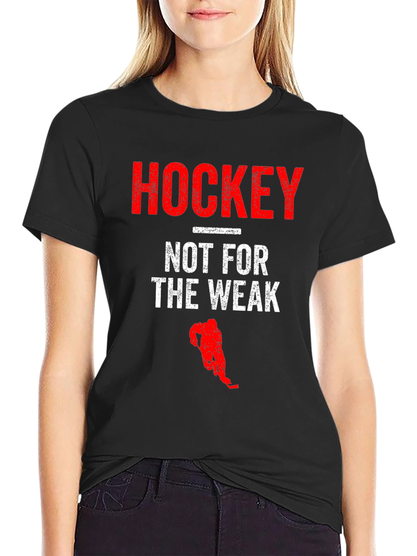 Hockey Not For The Weak Graphic T-Shirt