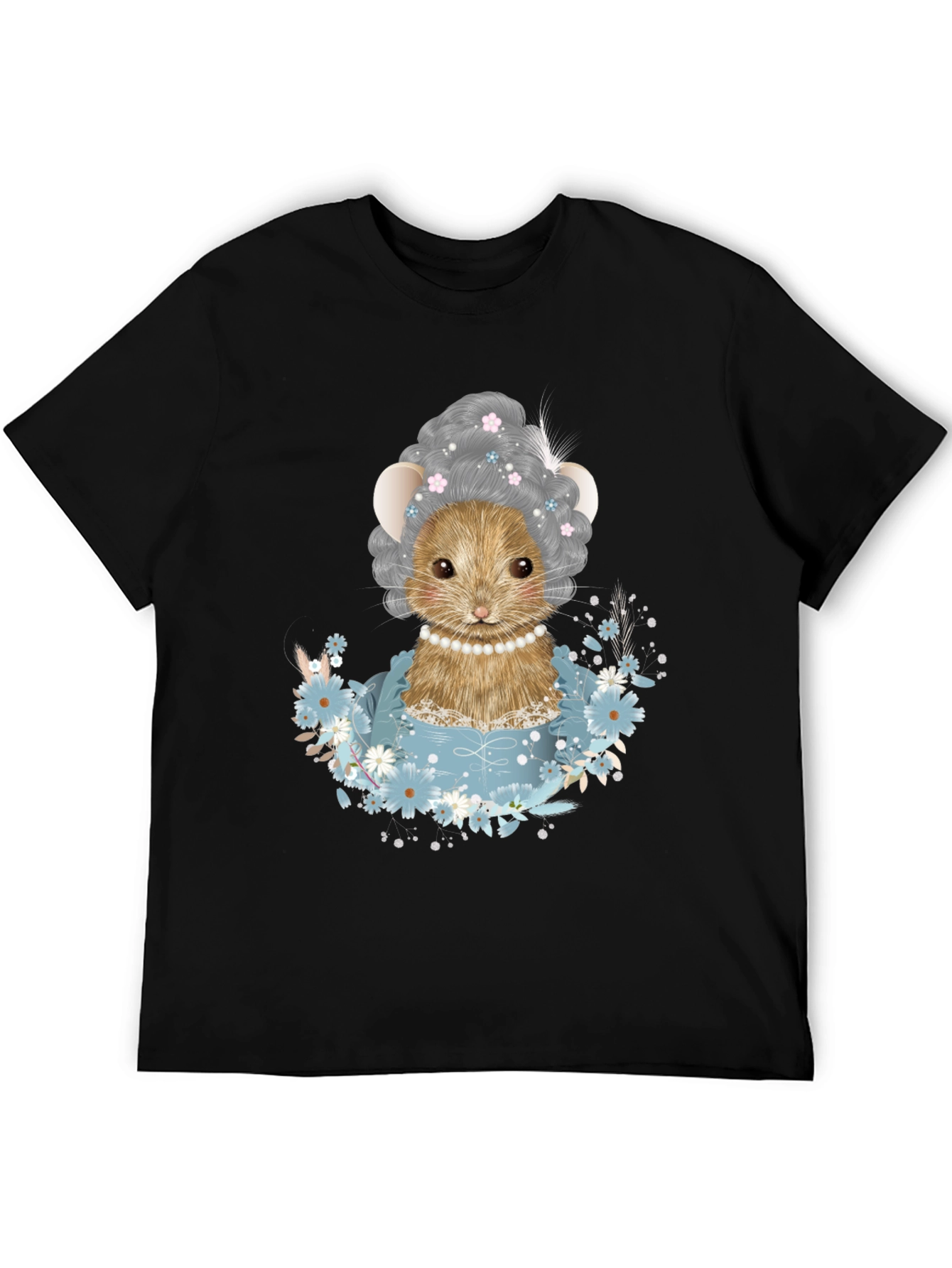 Cute Mouse in Teacup Graphic Tee