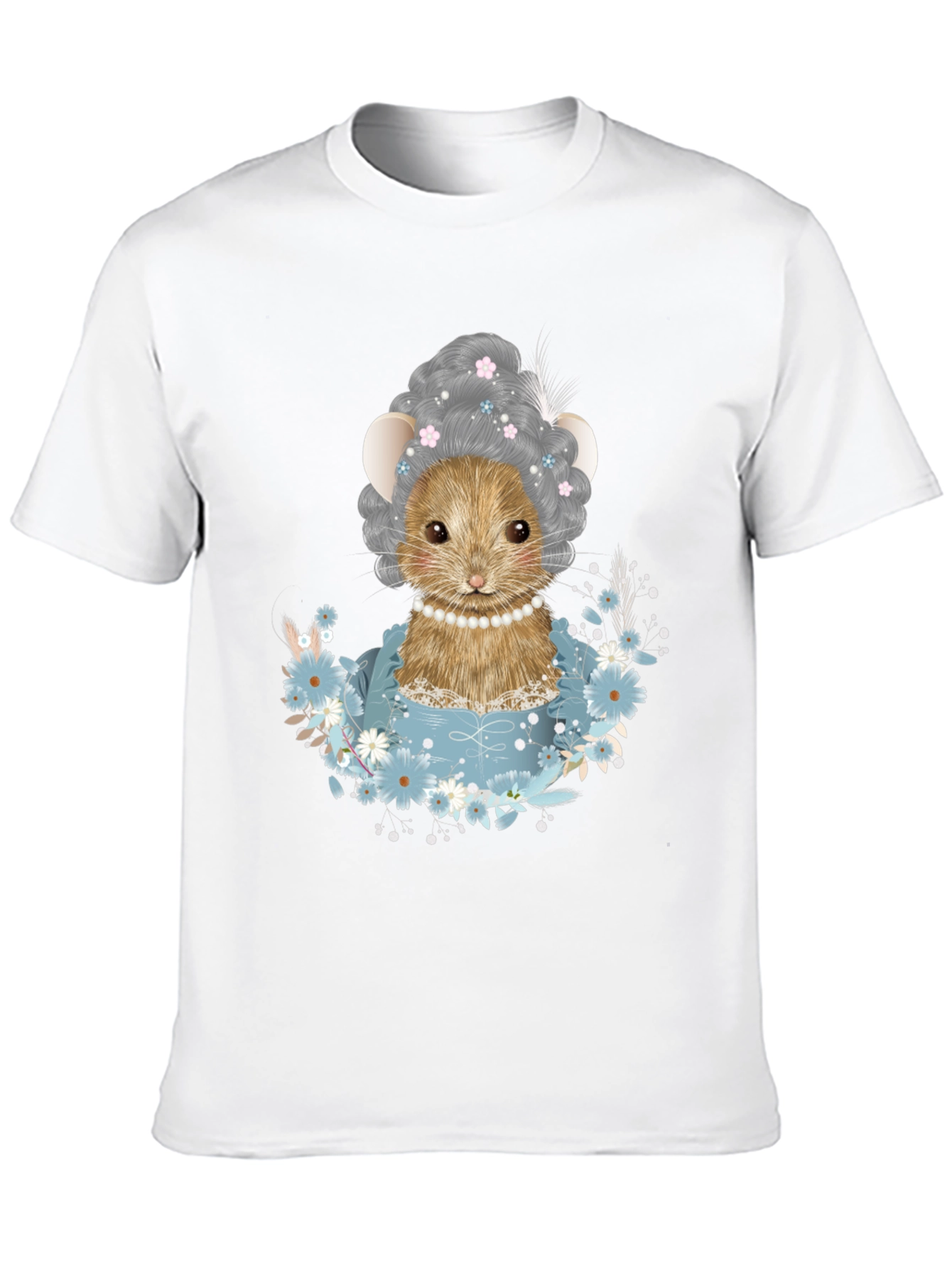 Cute Mouse in Teacup Graphic Tee