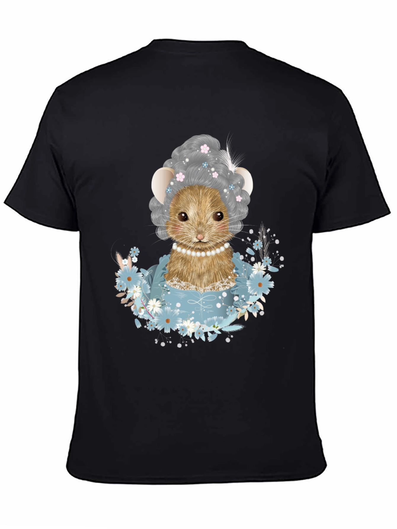 Cute Mouse in Teacup Graphic Tee