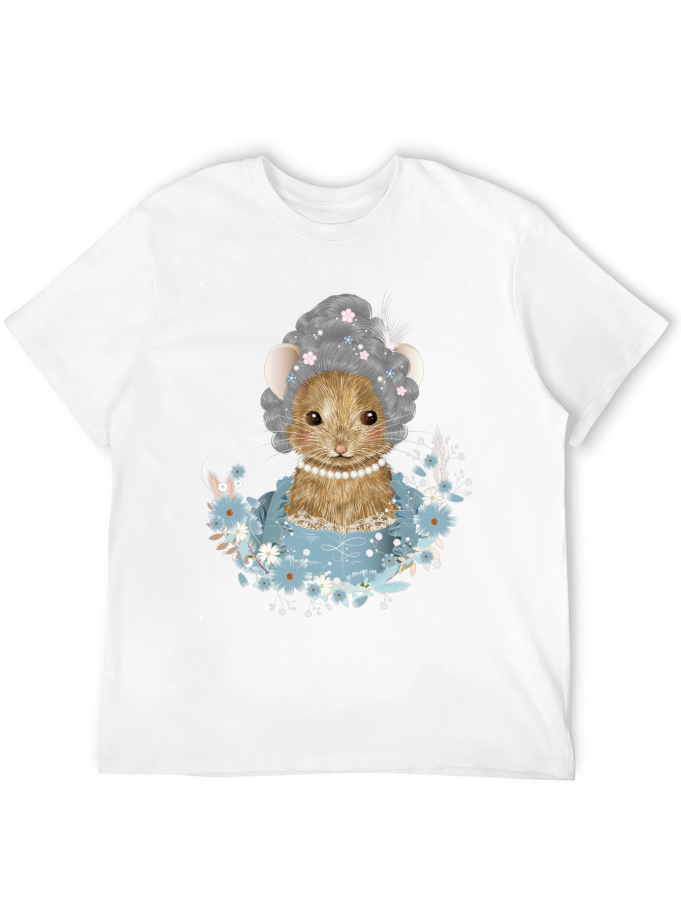 Cute Mouse in Teacup Graphic Tee