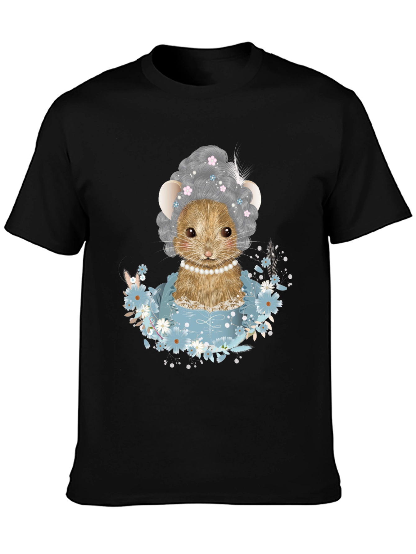 Cute Mouse in Teacup Graphic Tee