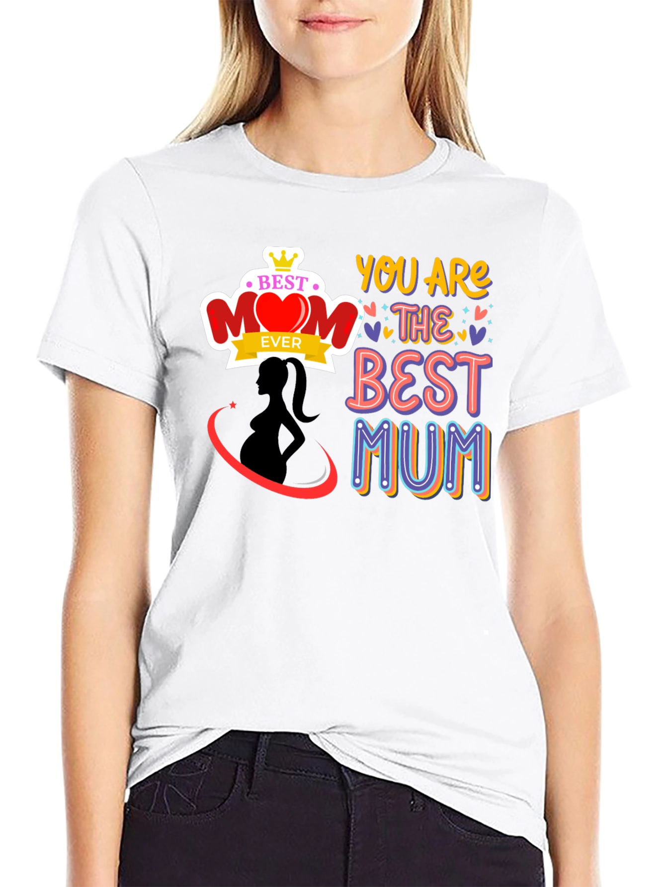 Best Mom Ever Graphic T-Shirt