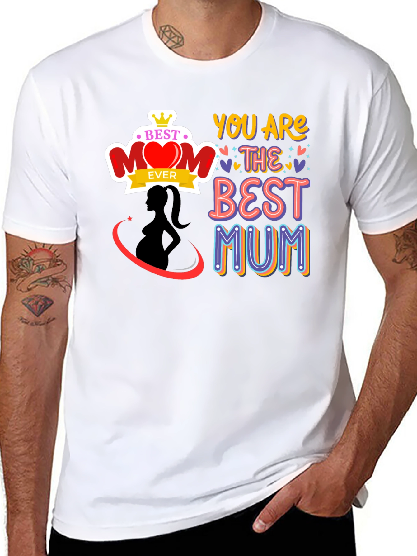 Best Mom Ever Graphic T-Shirt