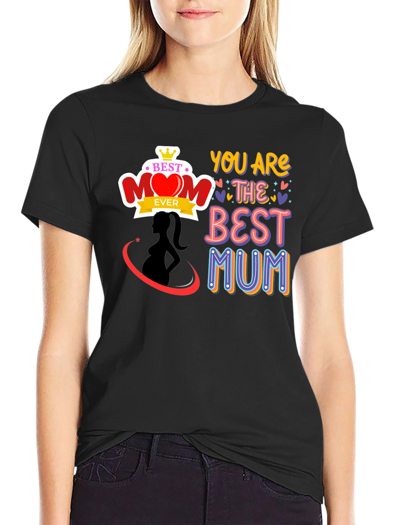 Best Mom Ever Graphic T-Shirt