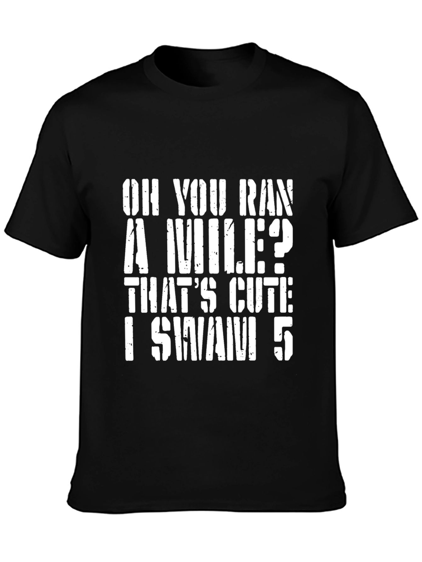 Funny I Swim 5 Graphic T-Shirt