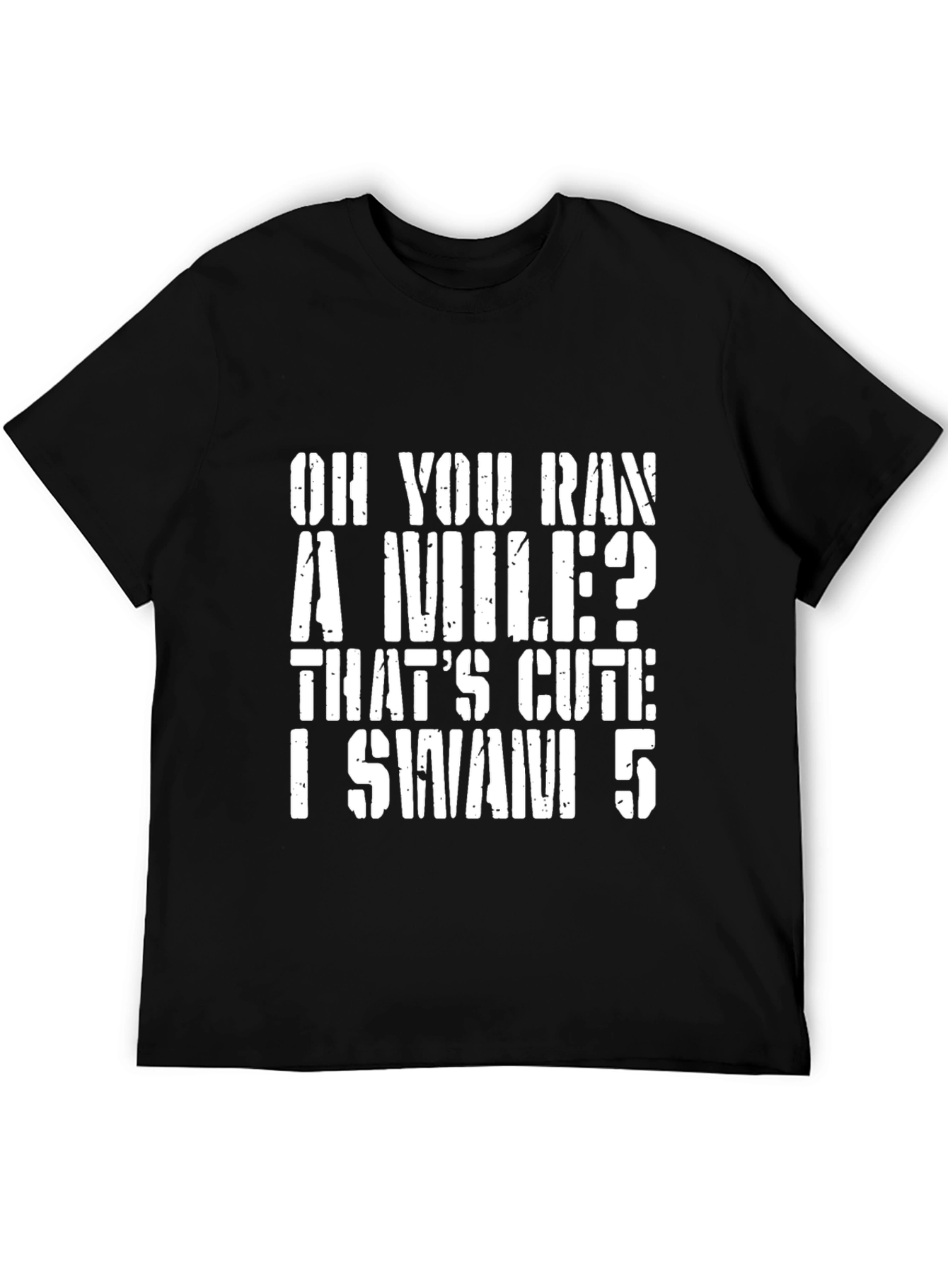 Funny I Swim 5 Graphic T-Shirt