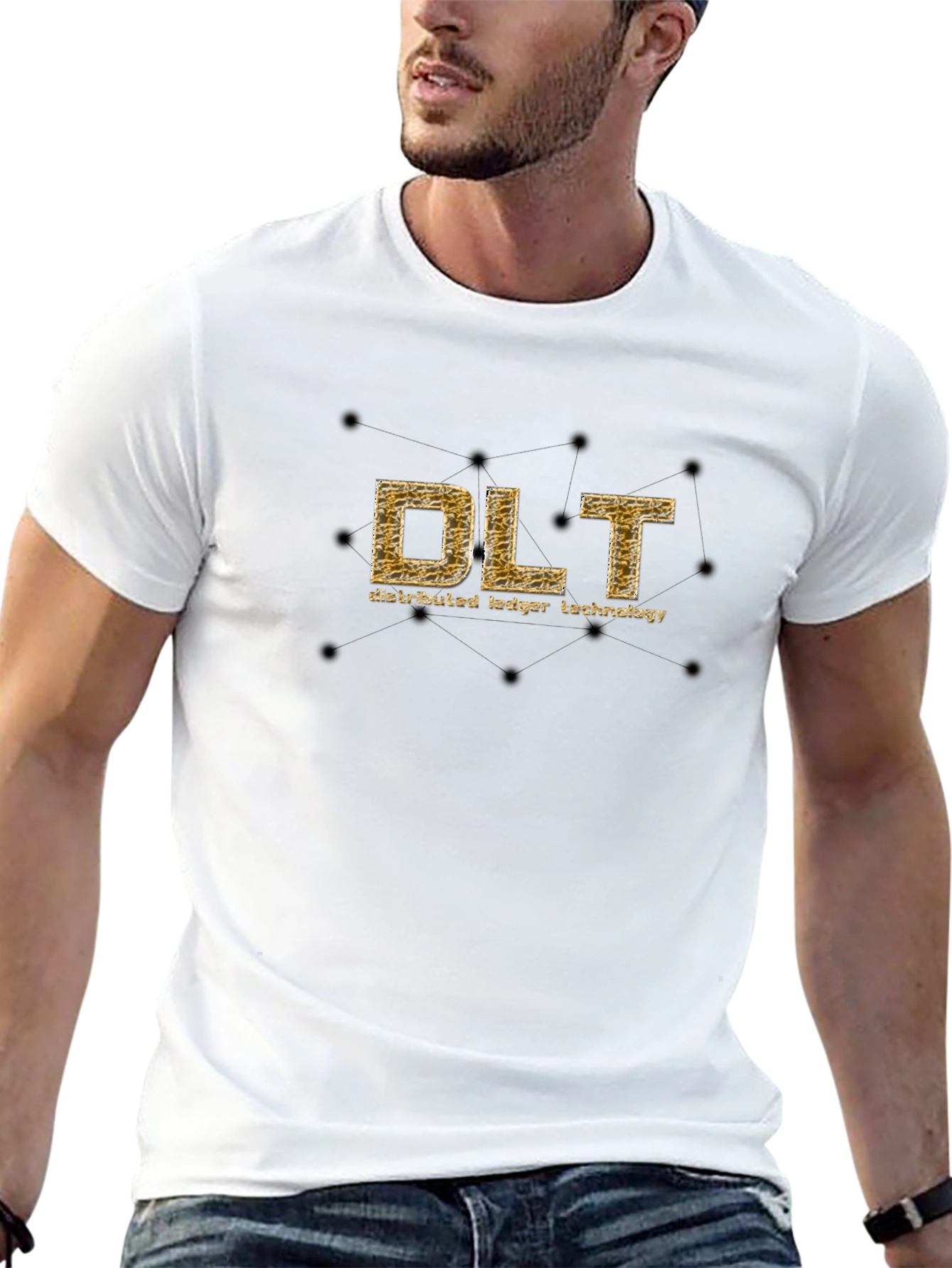 DLT Distributed Ledger Tech Black T-Shirt