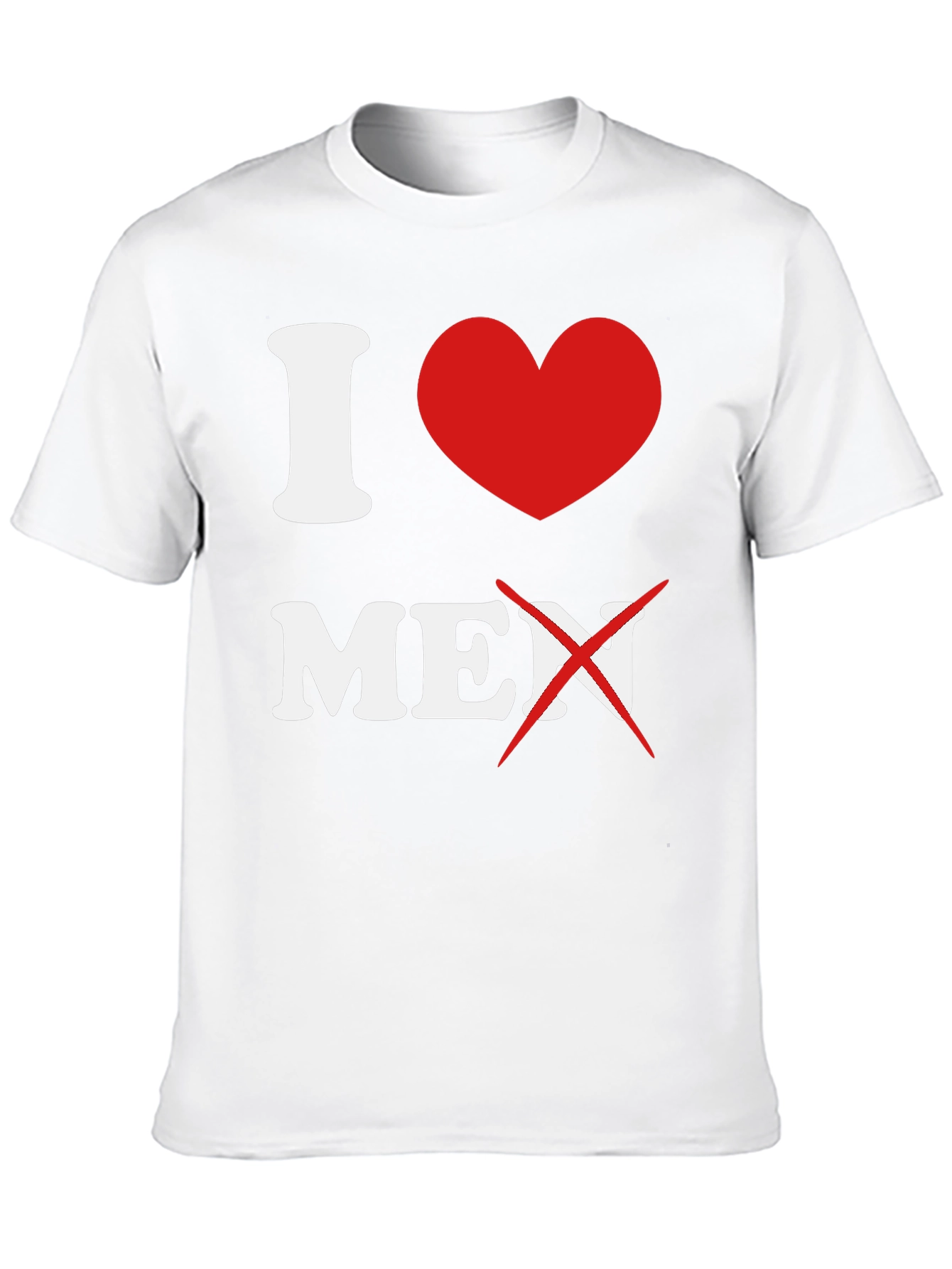 I Heart No Men Graphic T-Shirt