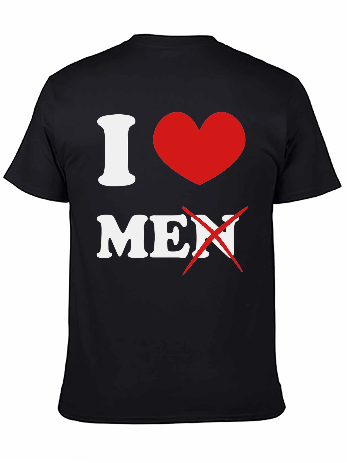I Heart No Men Graphic T-Shirt