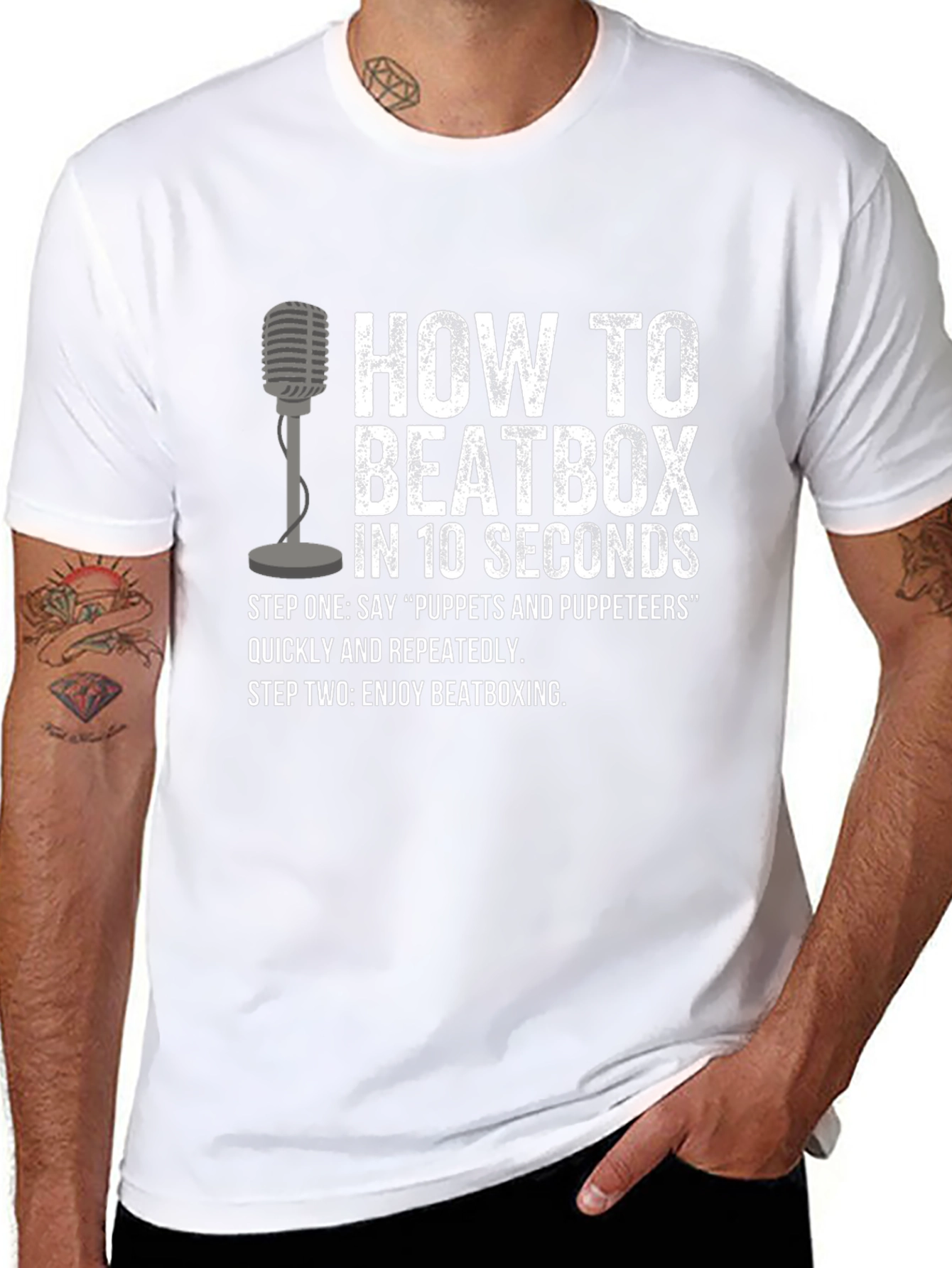 How To Beatbox Graphic T-Shirt