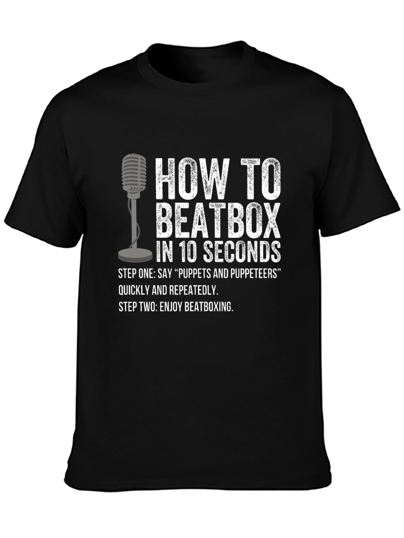 How To Beatbox Graphic T-Shirt